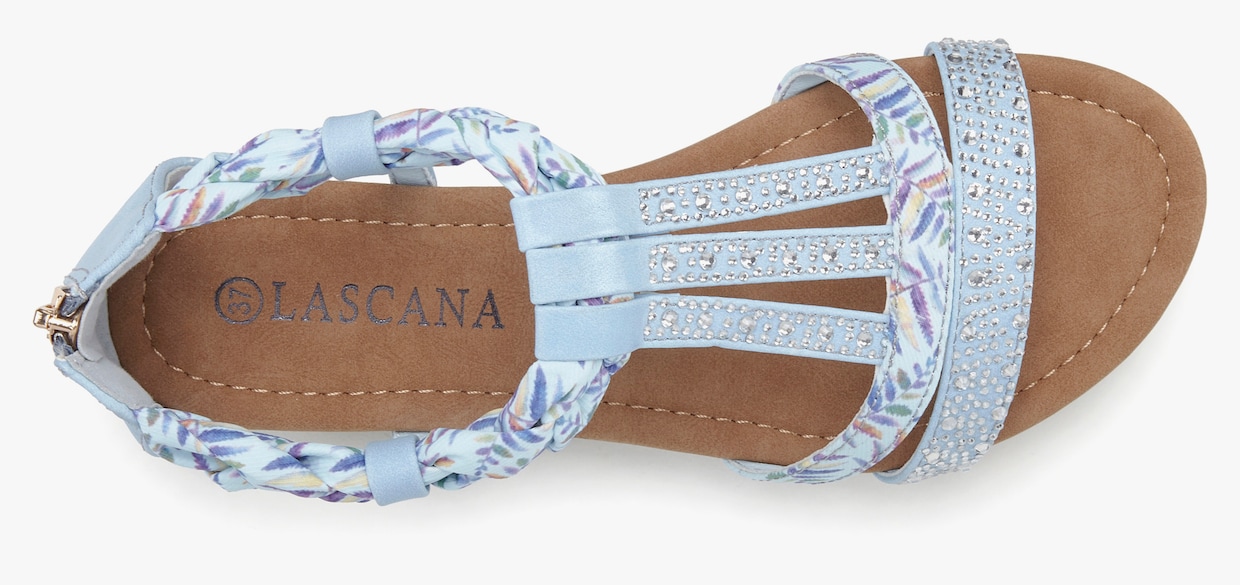 LASCANA sandalen - lichtblauw
