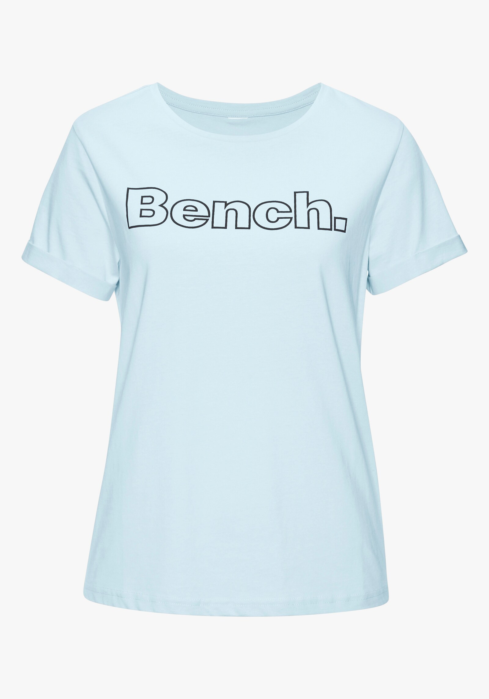Bench. Loungewear T-Shirt - 1x hell blau, 1x schwarz