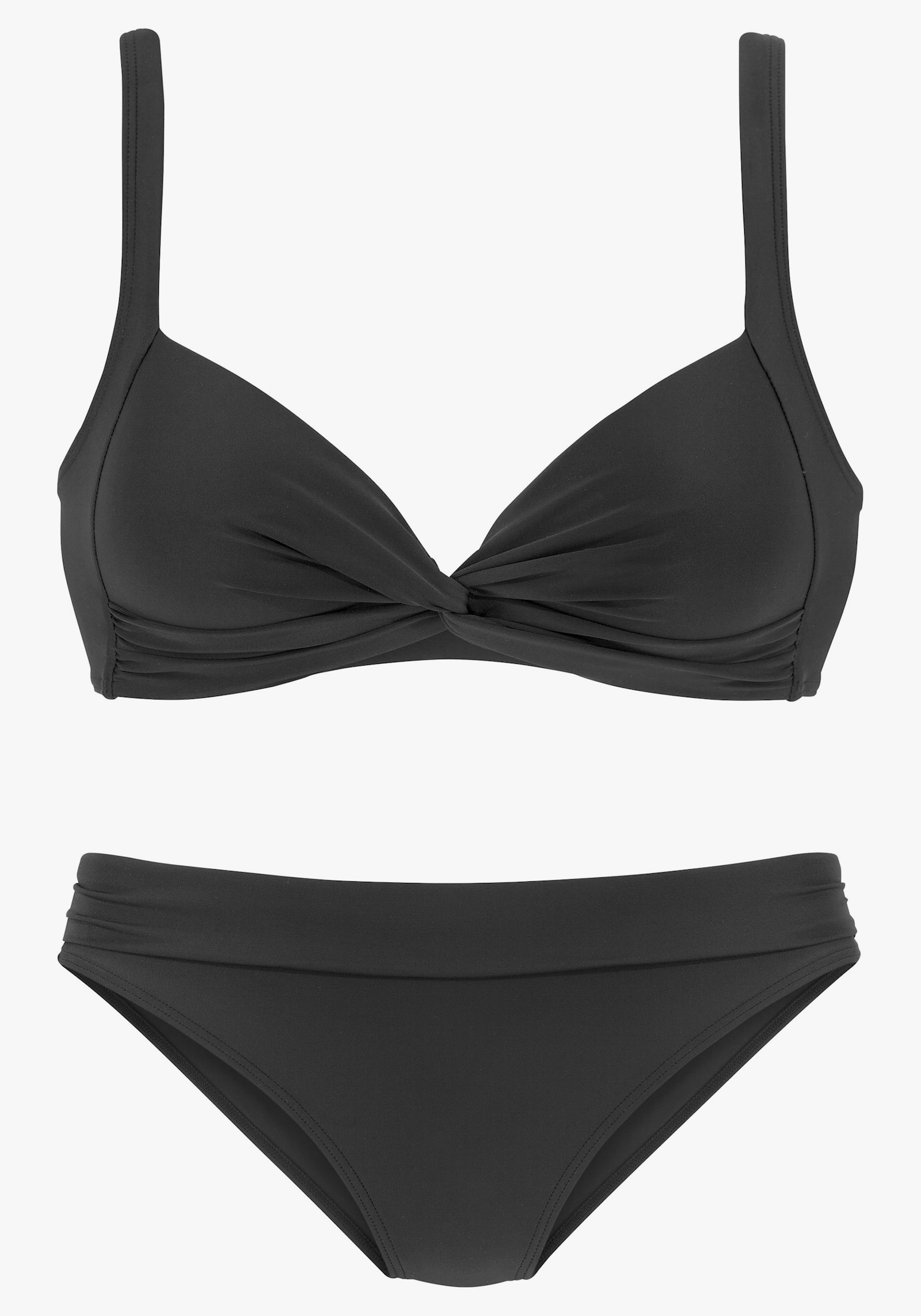 LASCANA Triangel-Bikini - schwarz