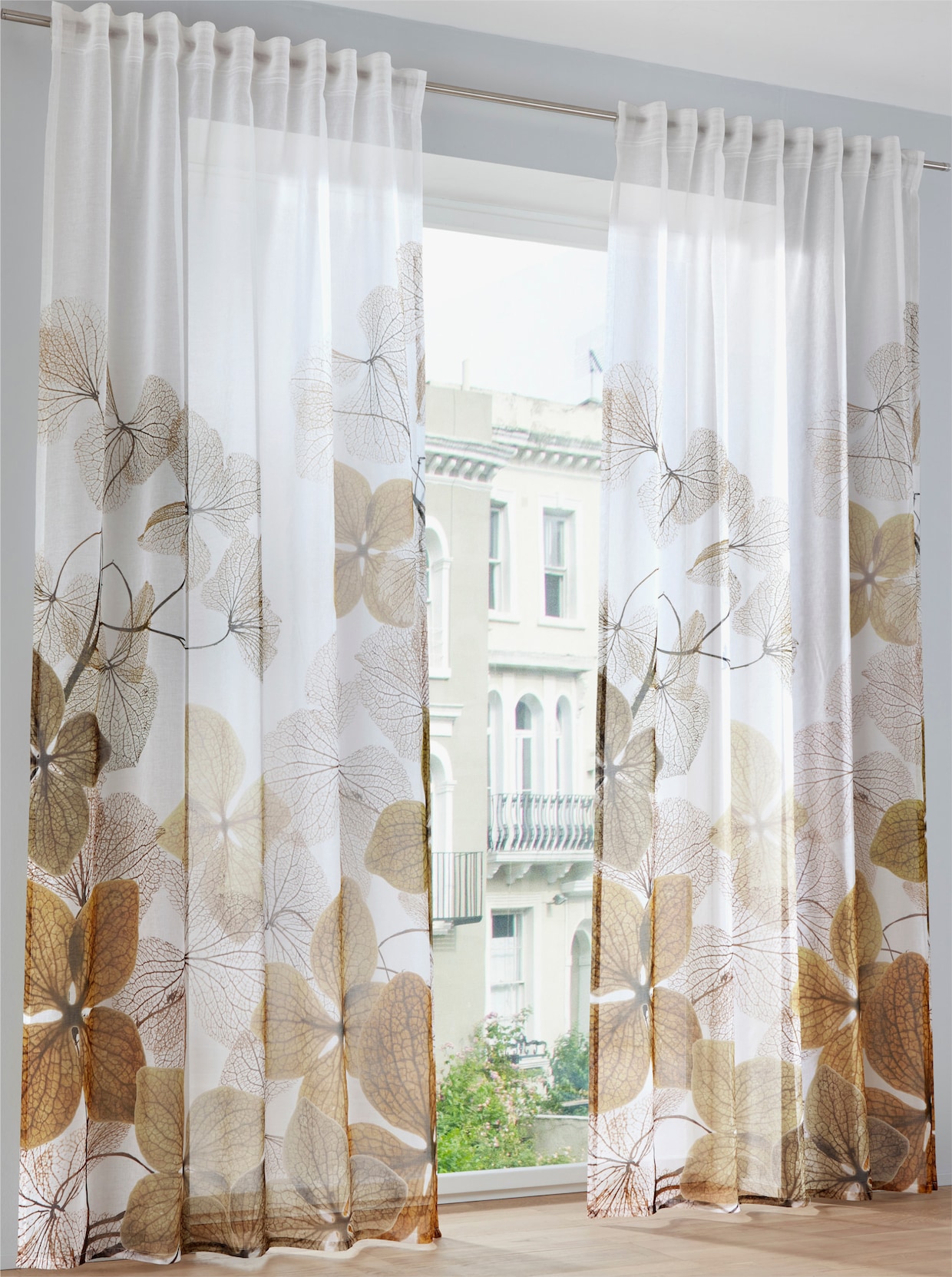 heine home Decoratieve vitrage - offwhite/naturel
