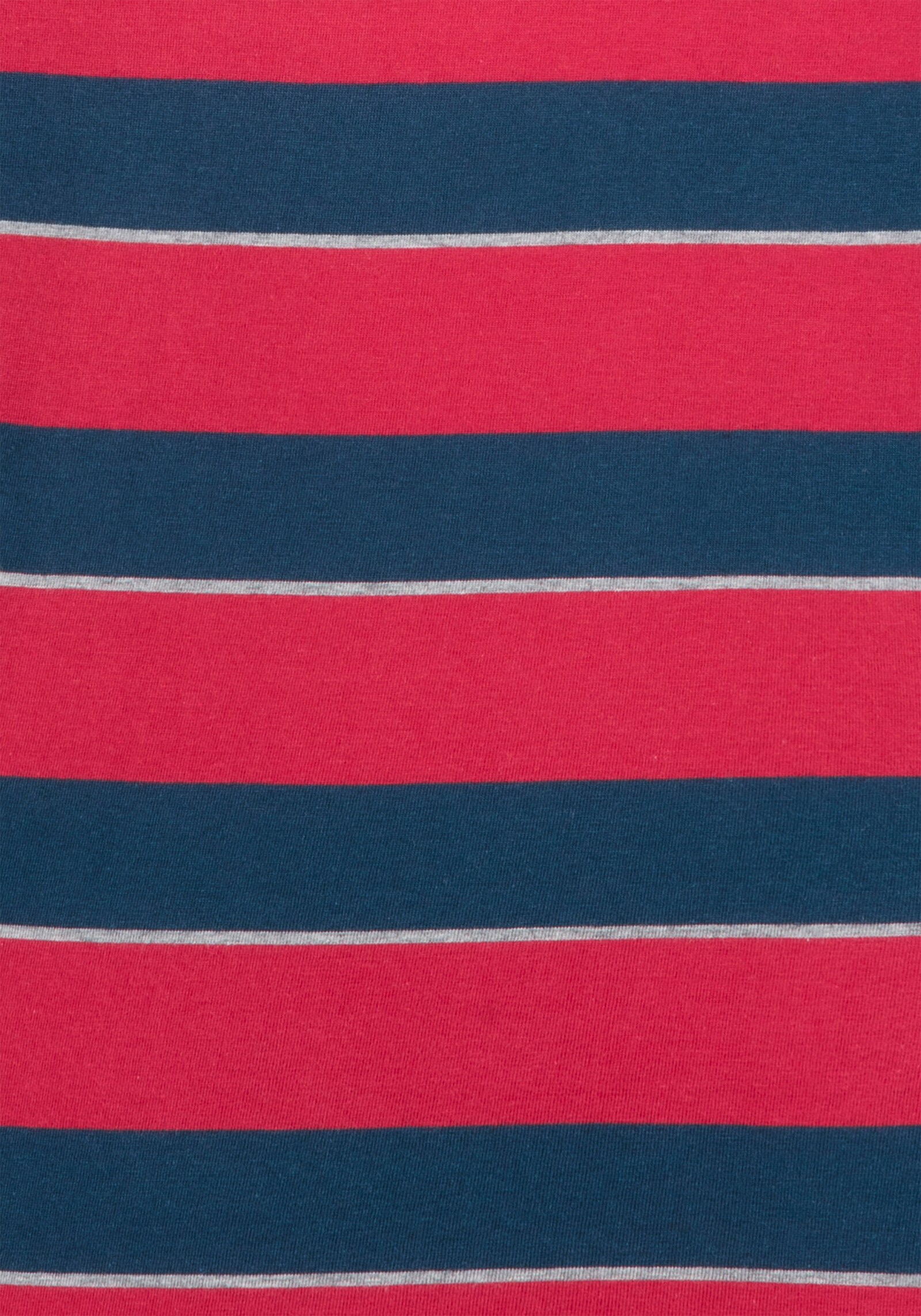 H.I.S Pyjama - rot-navy-gestreift, navy