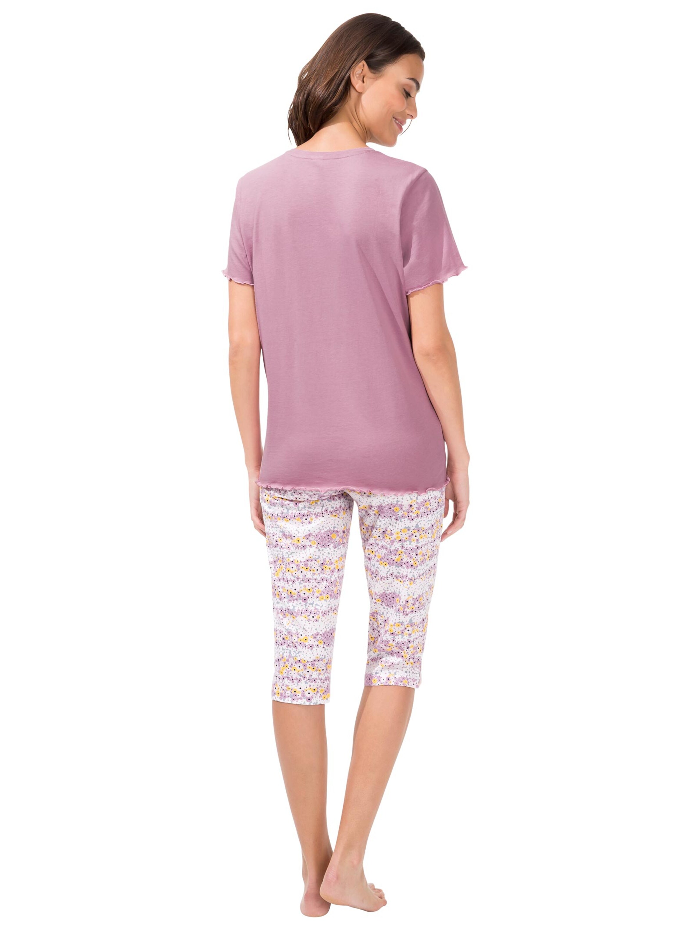 wäschepur Capri-Anzüge - flieder-bedruckt