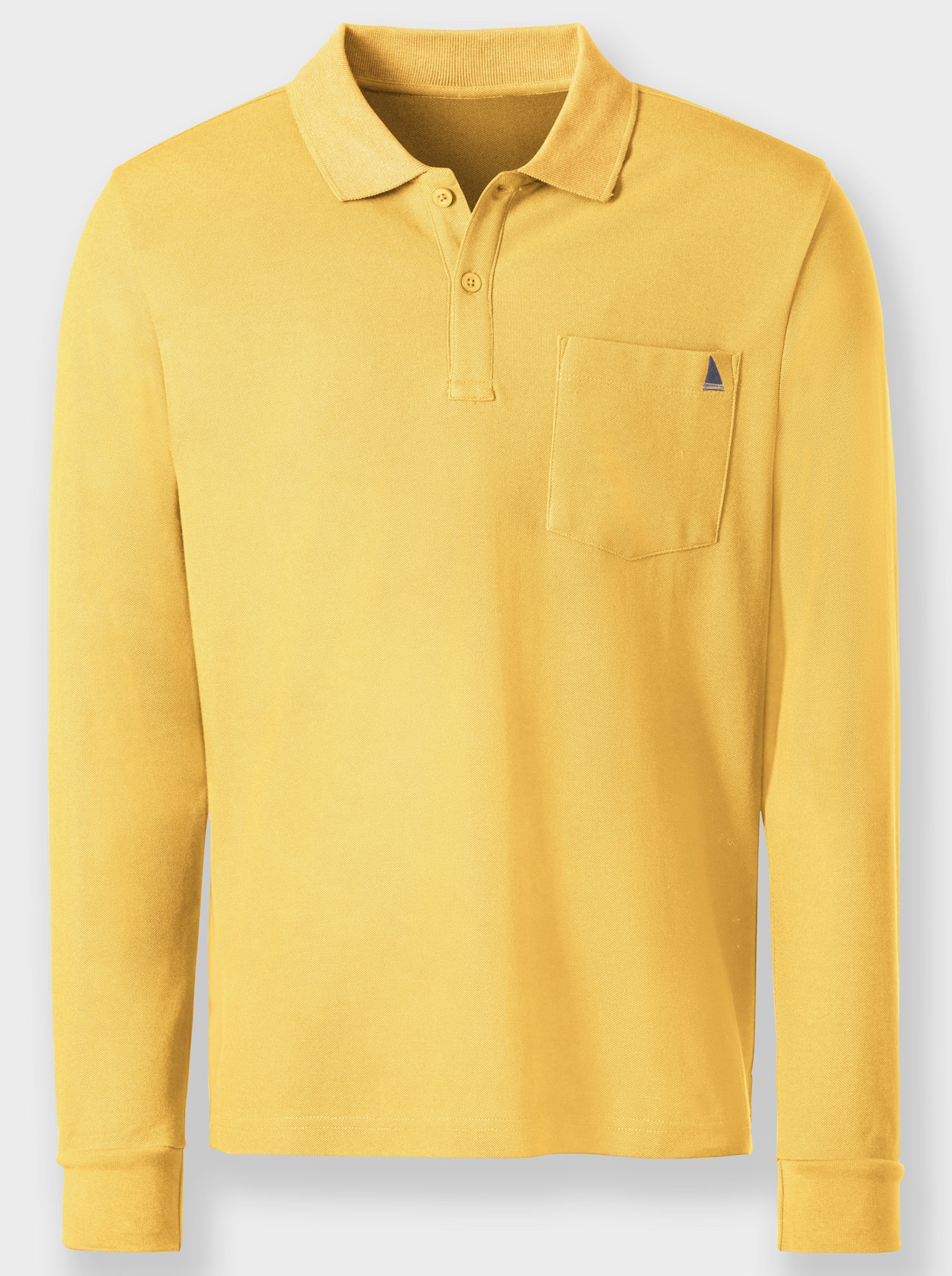 Catamaran Poloshirt met lange mouwen - geel