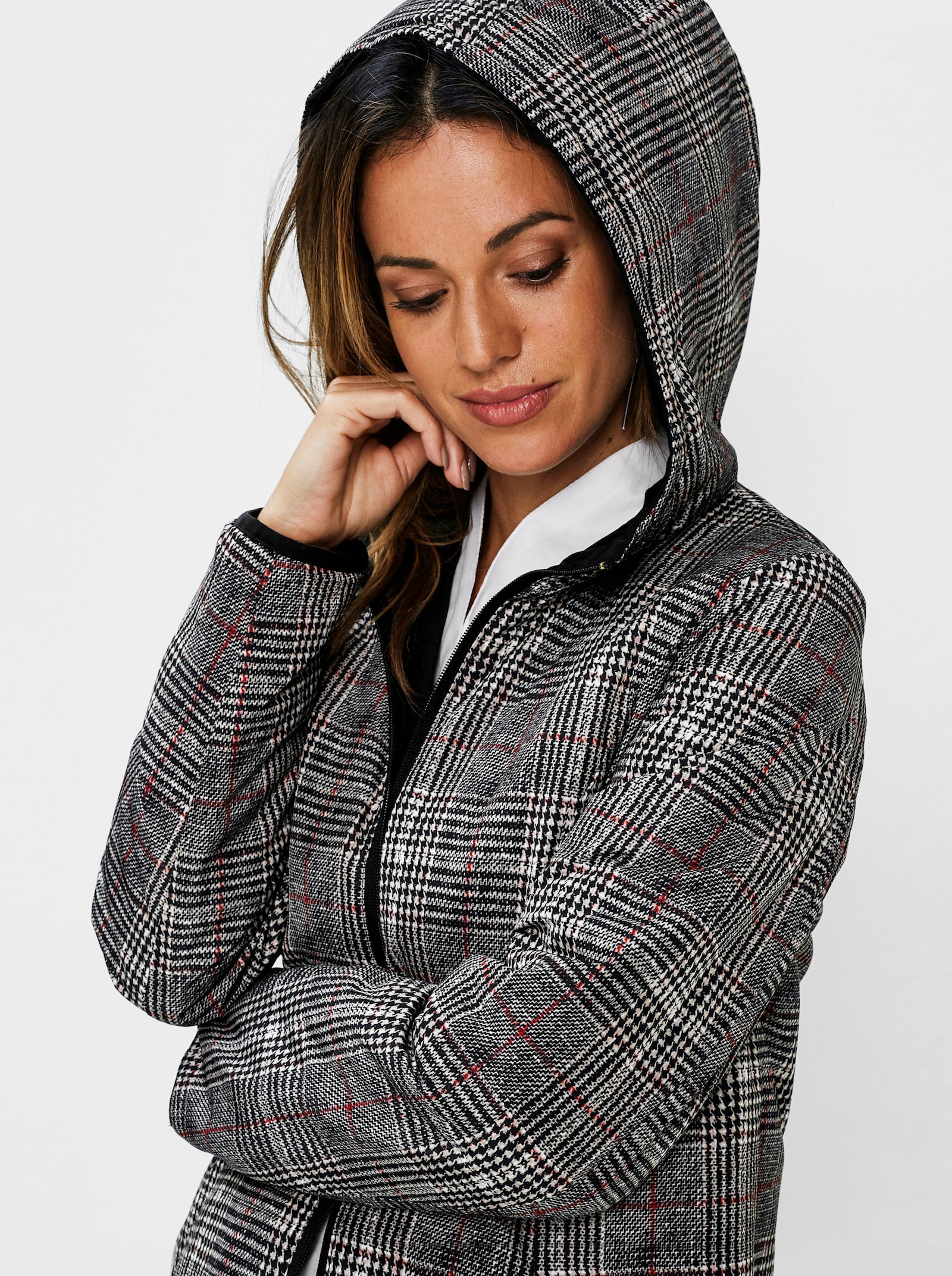 Manteau matelassé réversible - noir