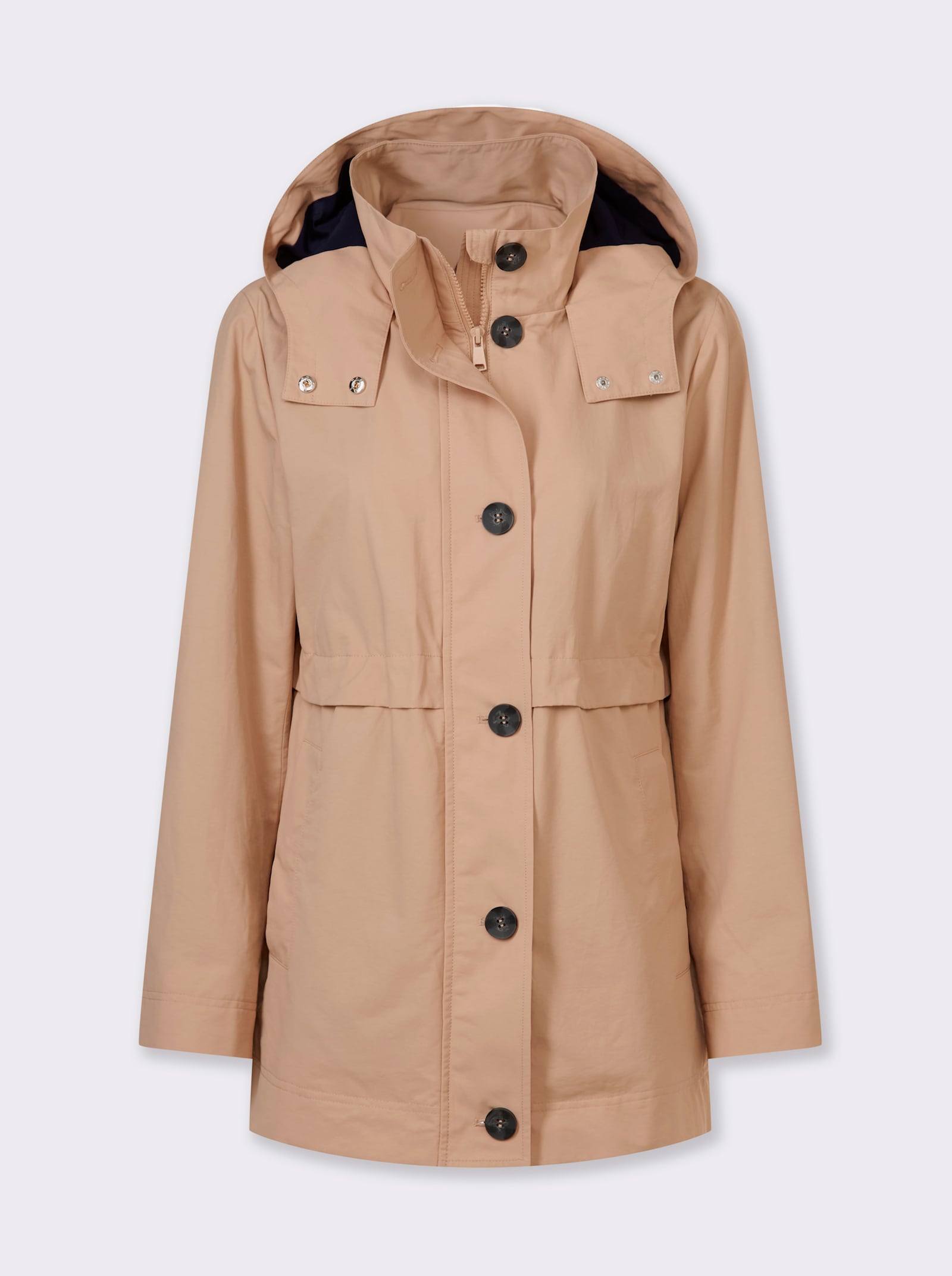 Jacke in Trenchcoat-Optik - beige