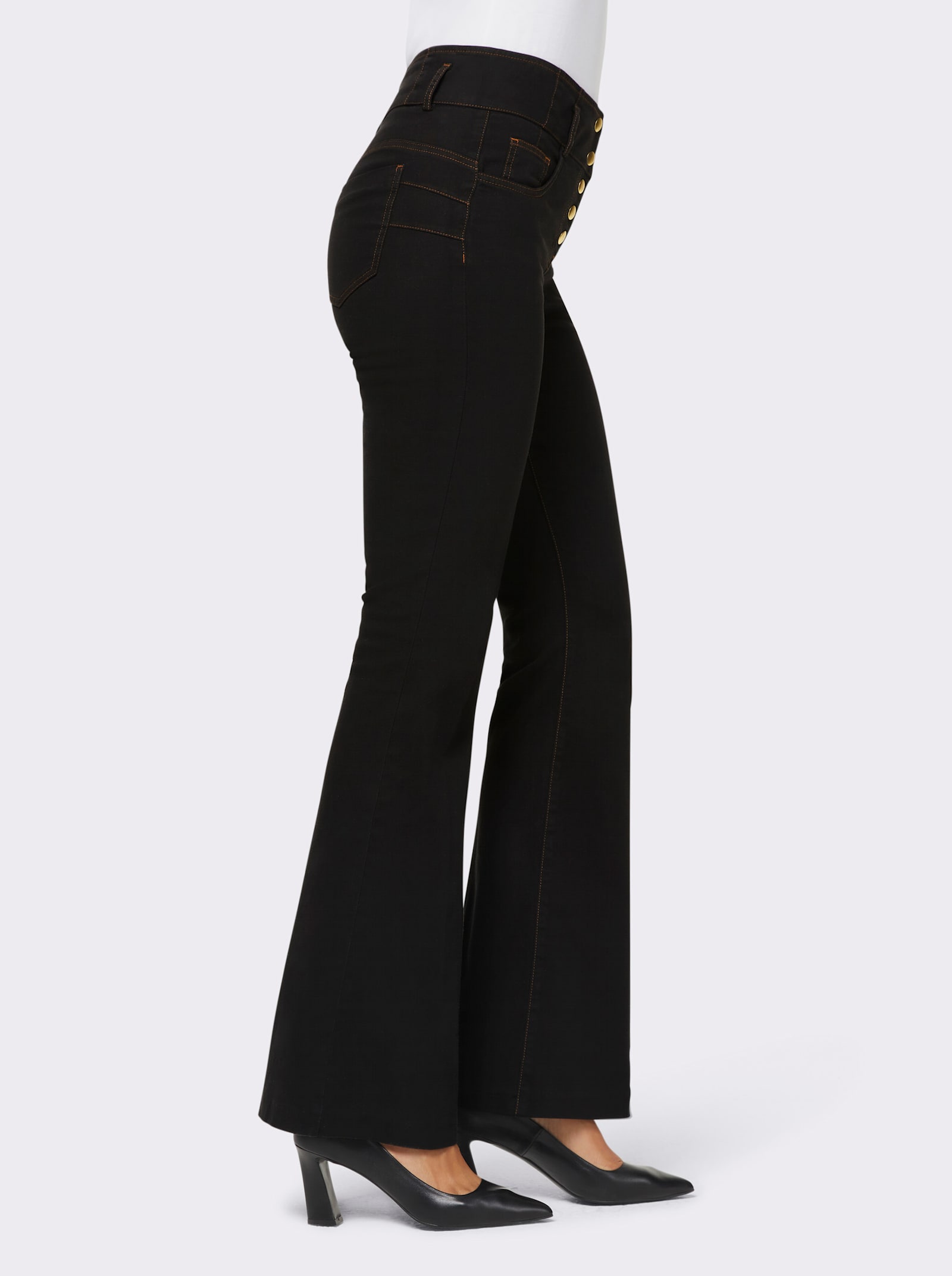 heine Bootcut-Jeans - schwarz