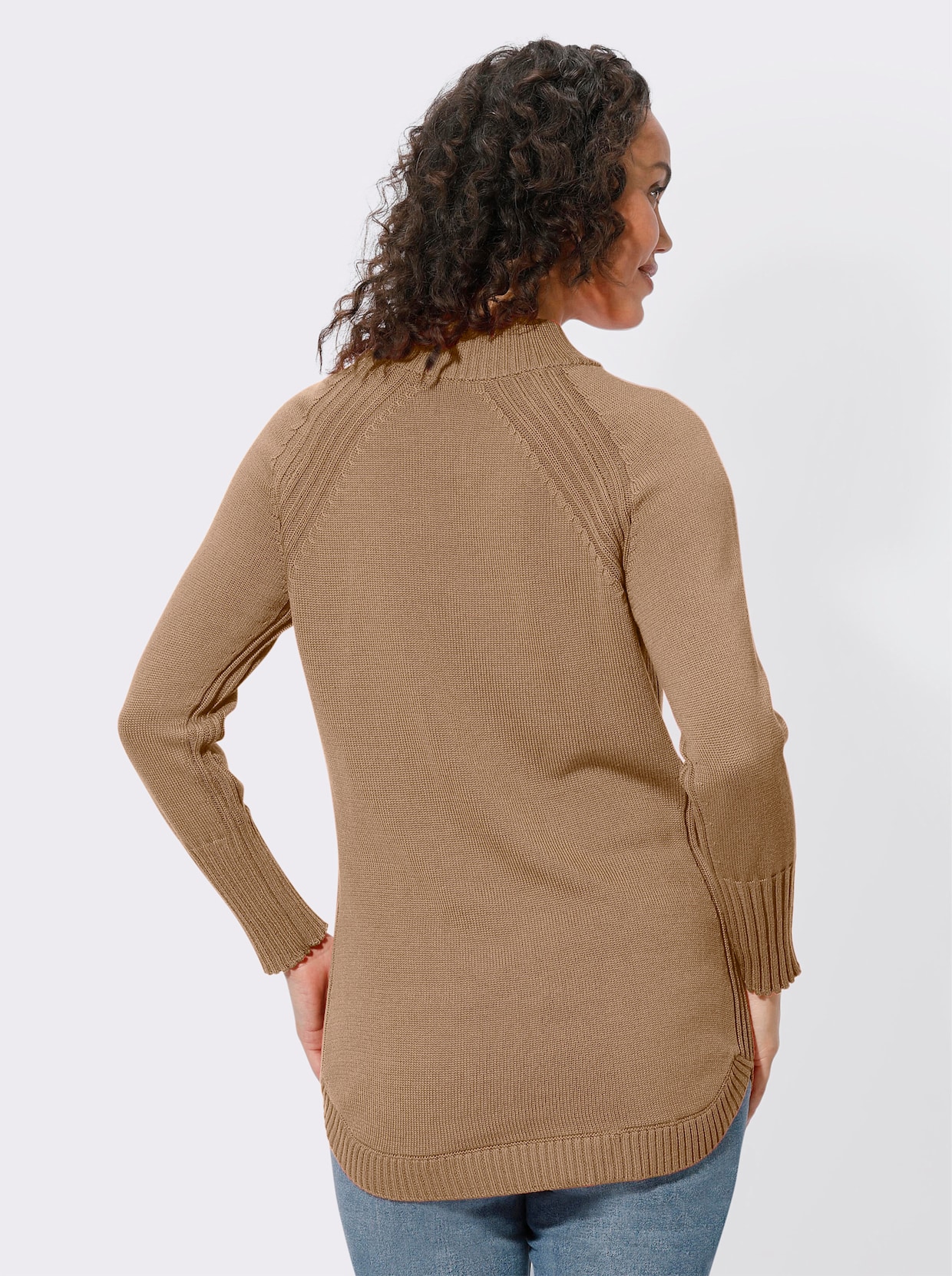 Lange pullover - camel
