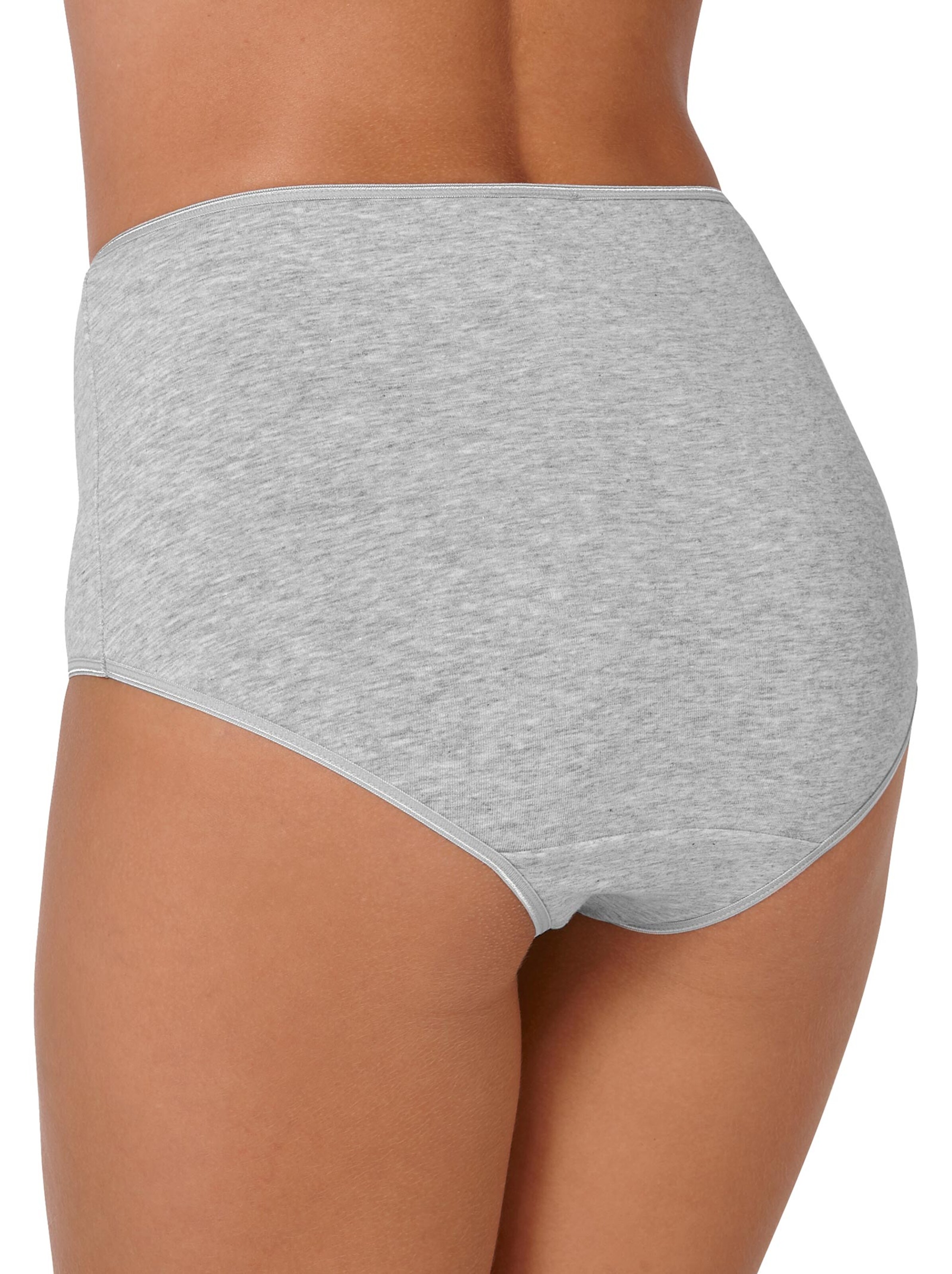 wäschepur Taillenslip - jeansblau + grau-meliert