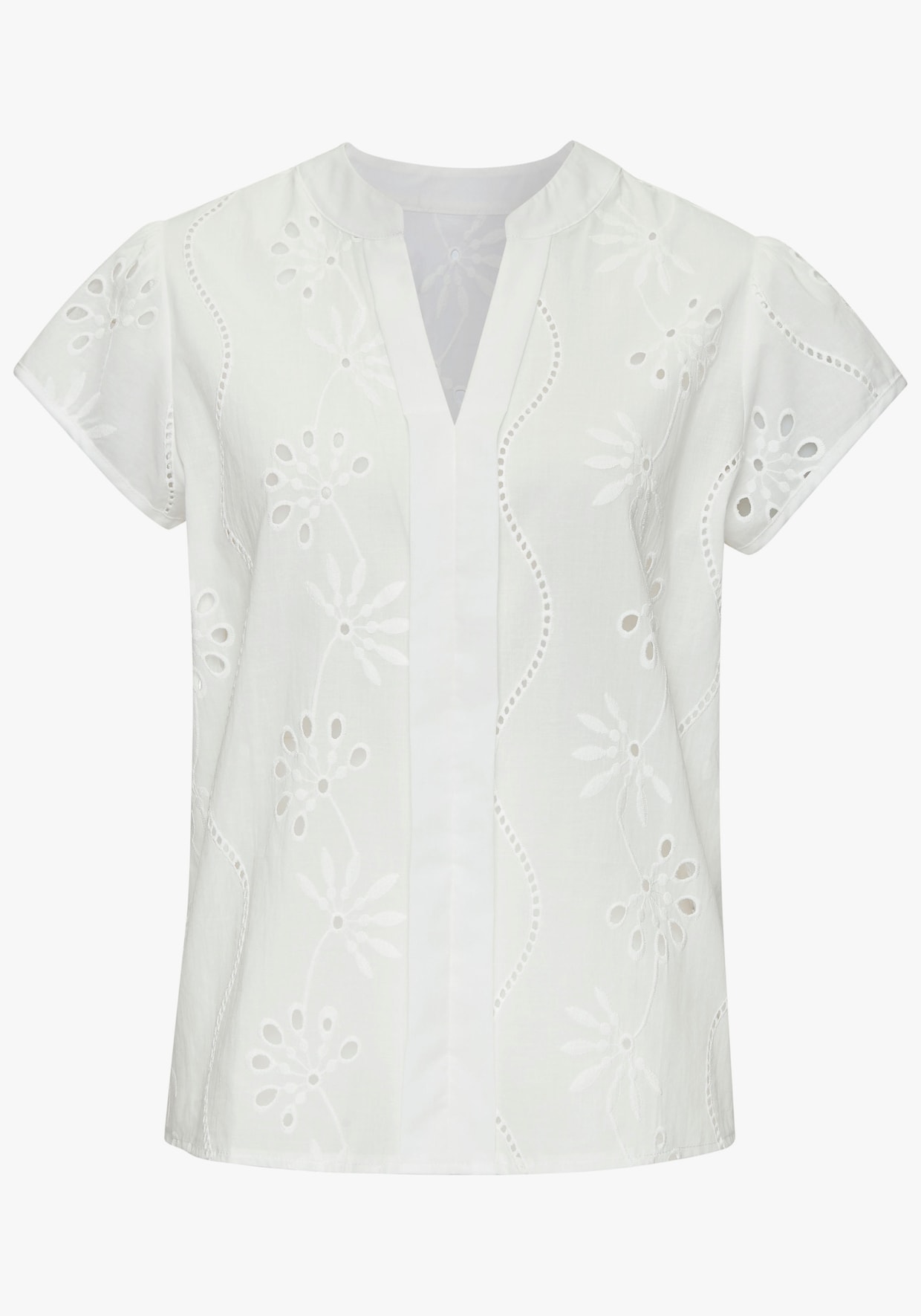 Buffalo Kanten blouse - wit