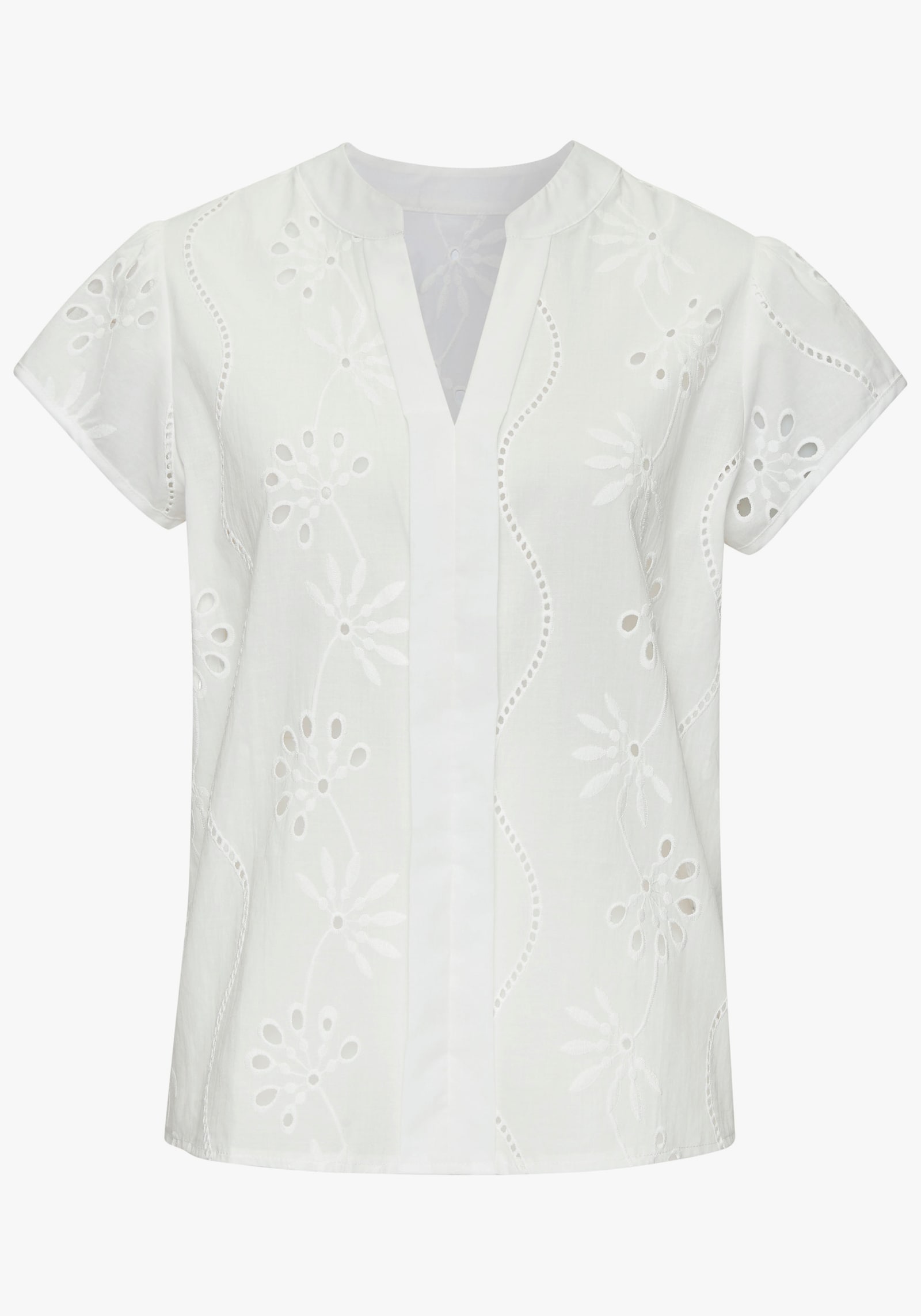 Buffalo Kanten blouse - wit