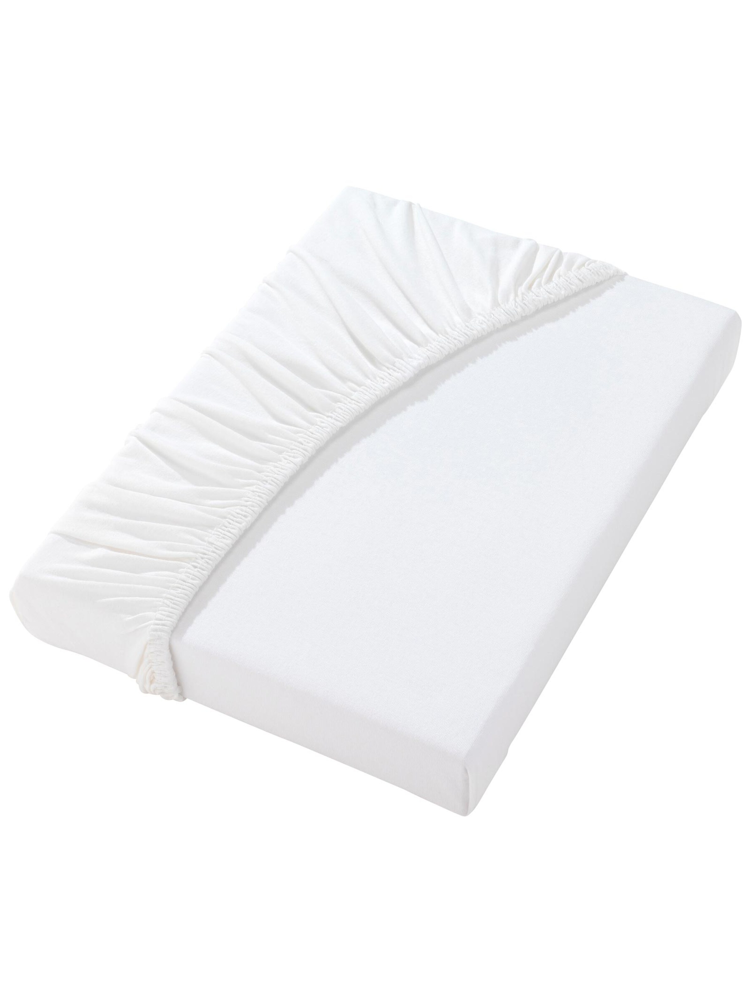 Spannbetttuch - weiß