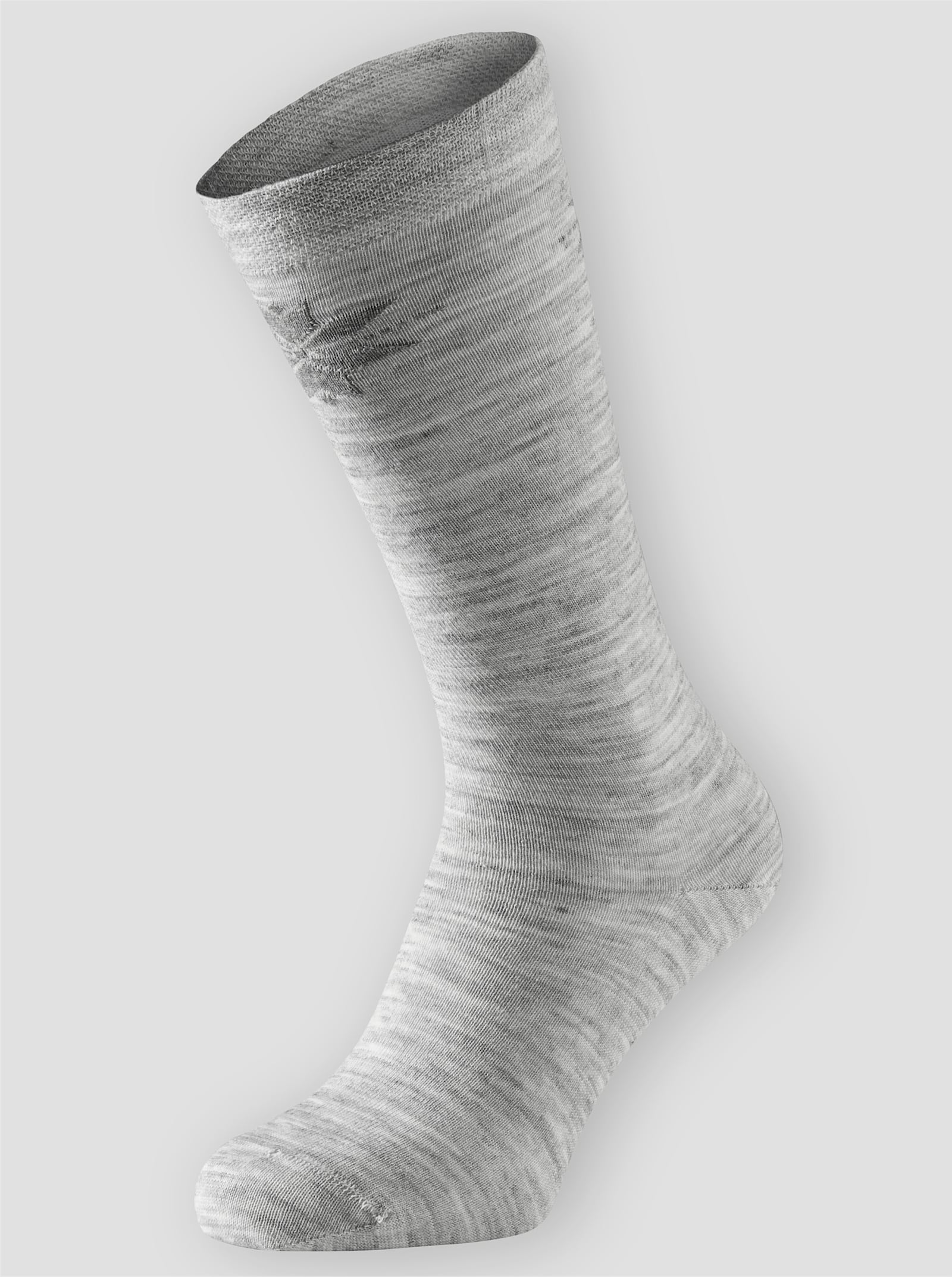 wäschepur kniekousen - lichtgrijs gemêleerd/steengrijs