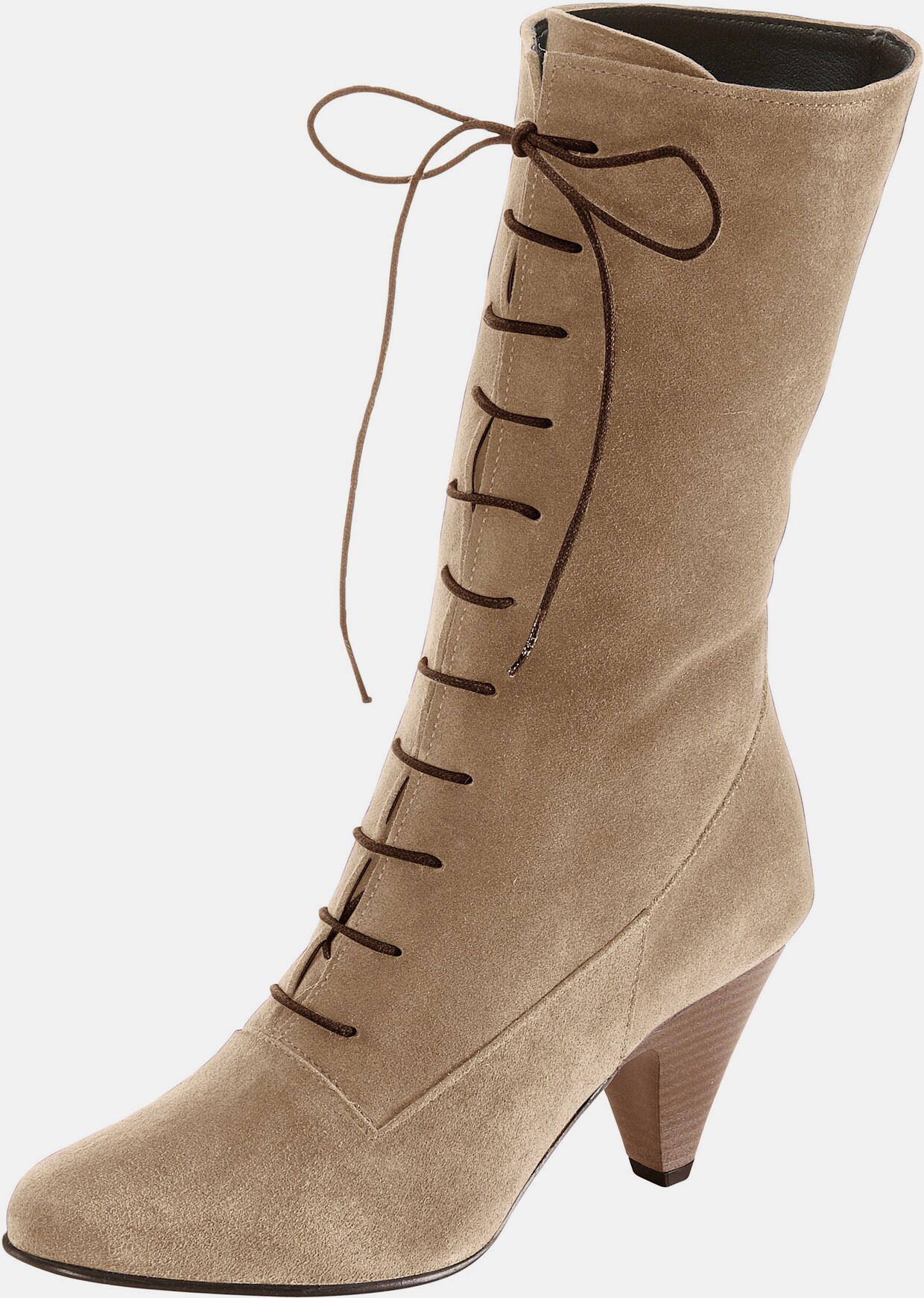 heine Schnürstiefel - sand