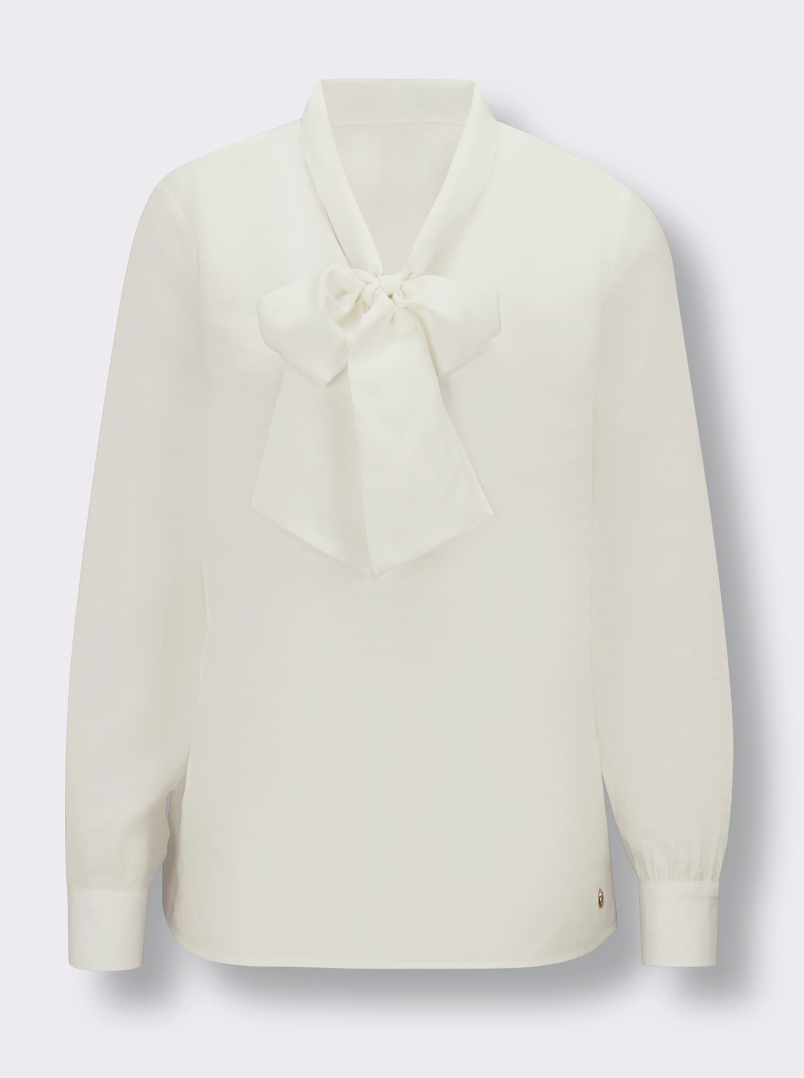 CREATION L PREMIUM Schluppenbluse - ecru