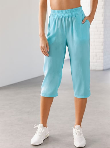 Capri-vrijetijdsbroek - aquamarine