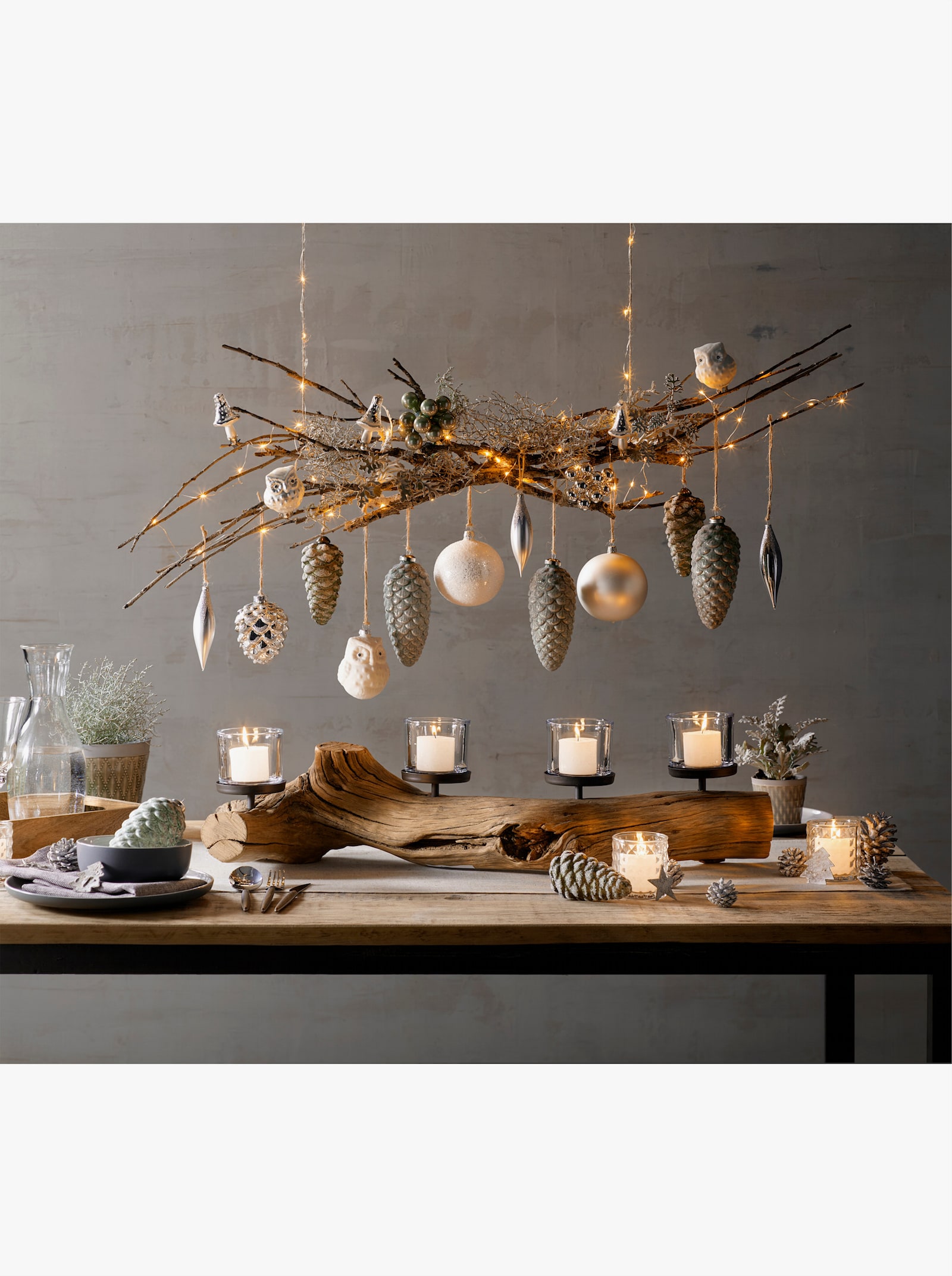 heine home Kerzenleuchter - natur