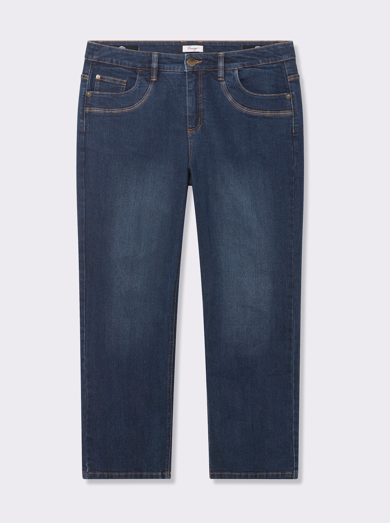 sheego Gerade Jeans - dark blue