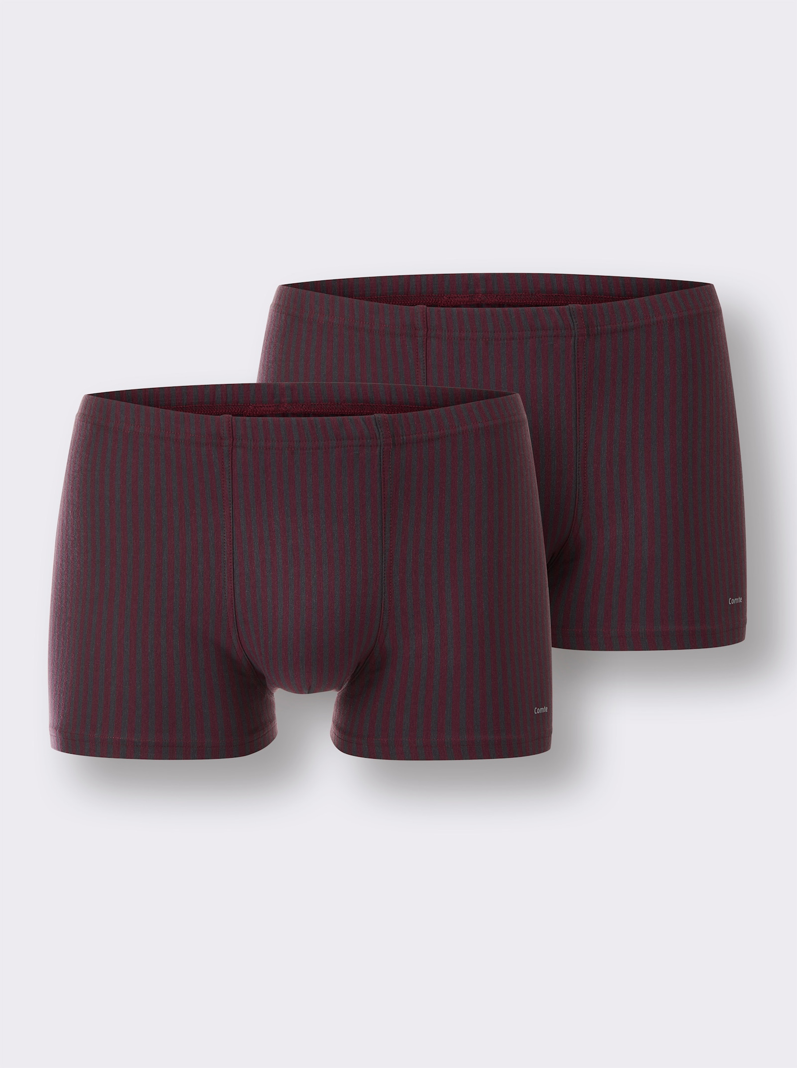 Comte Pants - bordeaux-gestreift