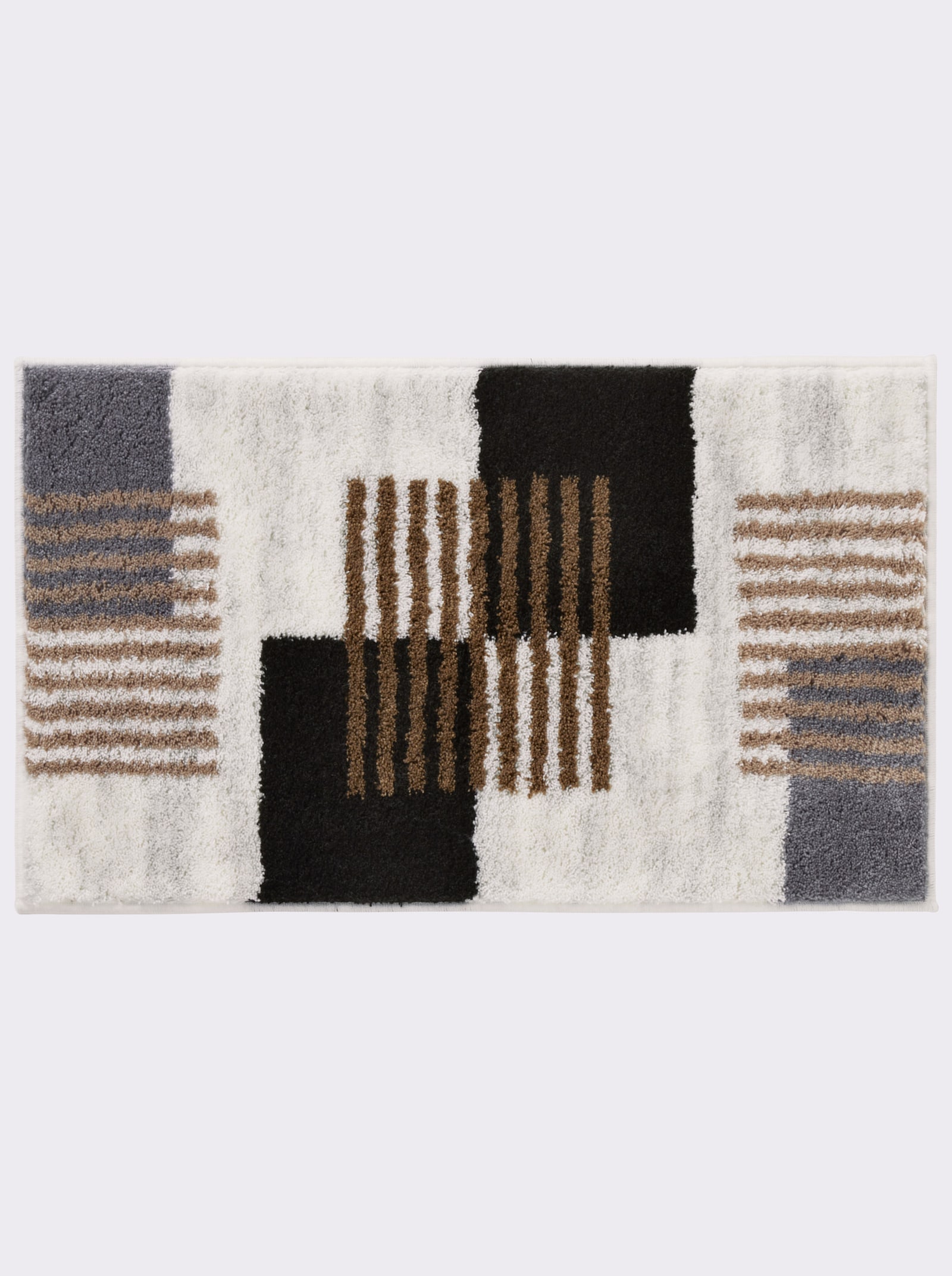 Grund Badematte - beige-ecru-gemustert