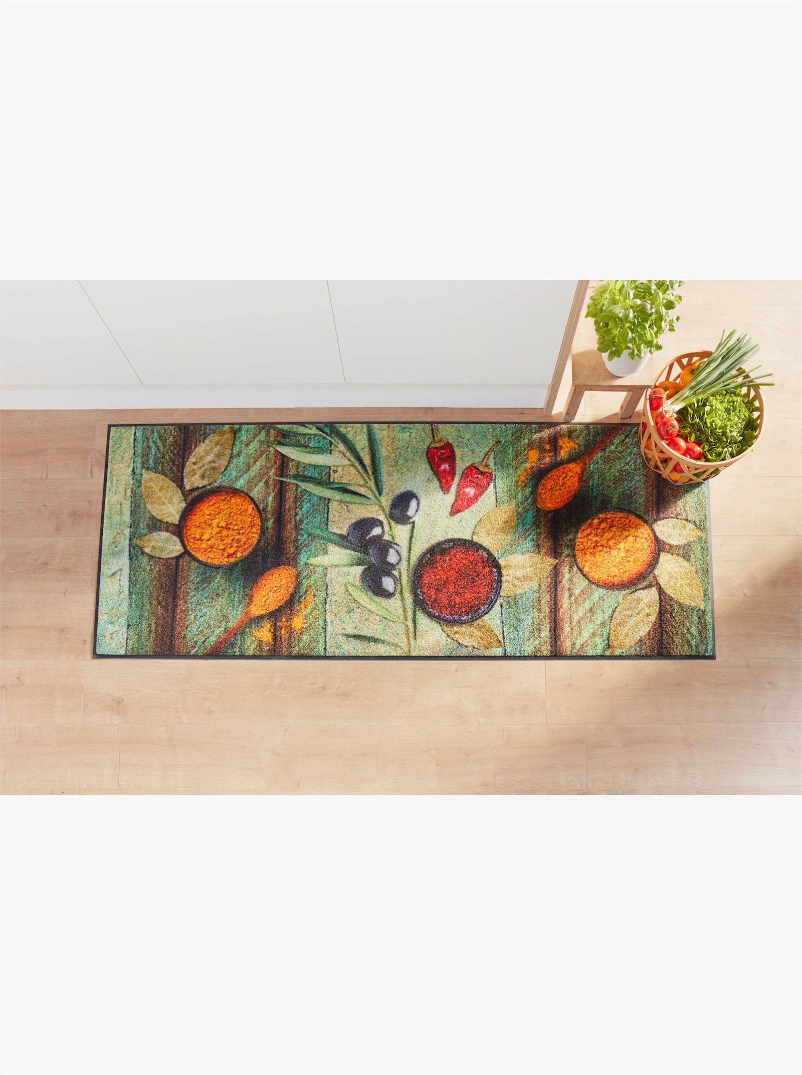 wash+dry by Kleen-Tex Fußmatte - petrol-bunt