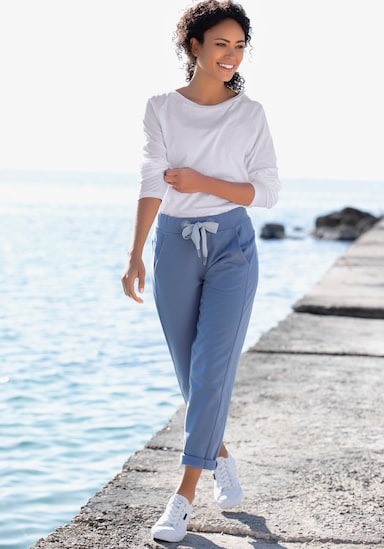 Elbsand Pantalon molletonné - bleu