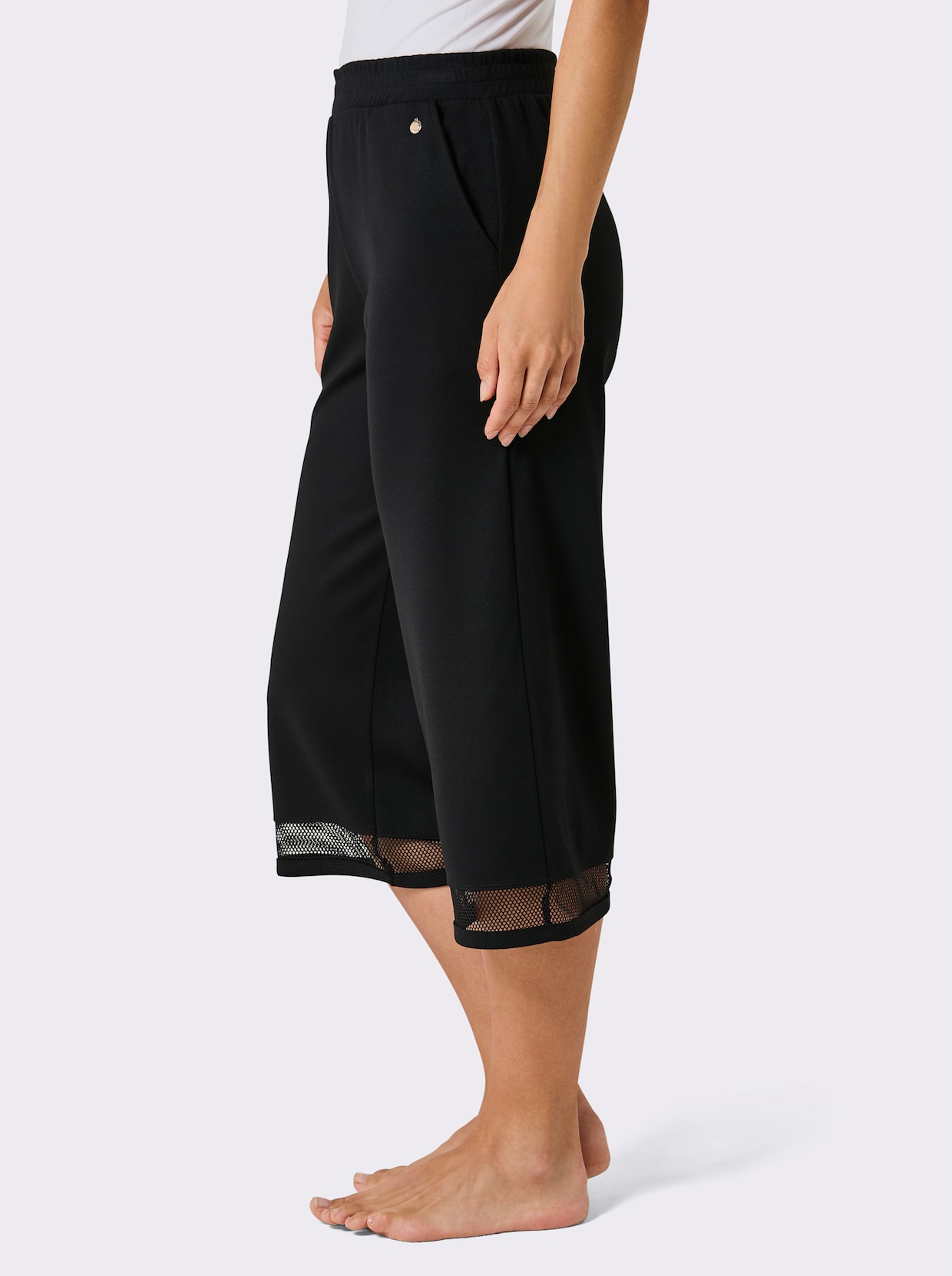 CREATION L PREMIUM Modal-Mix-Culotte - schwarz