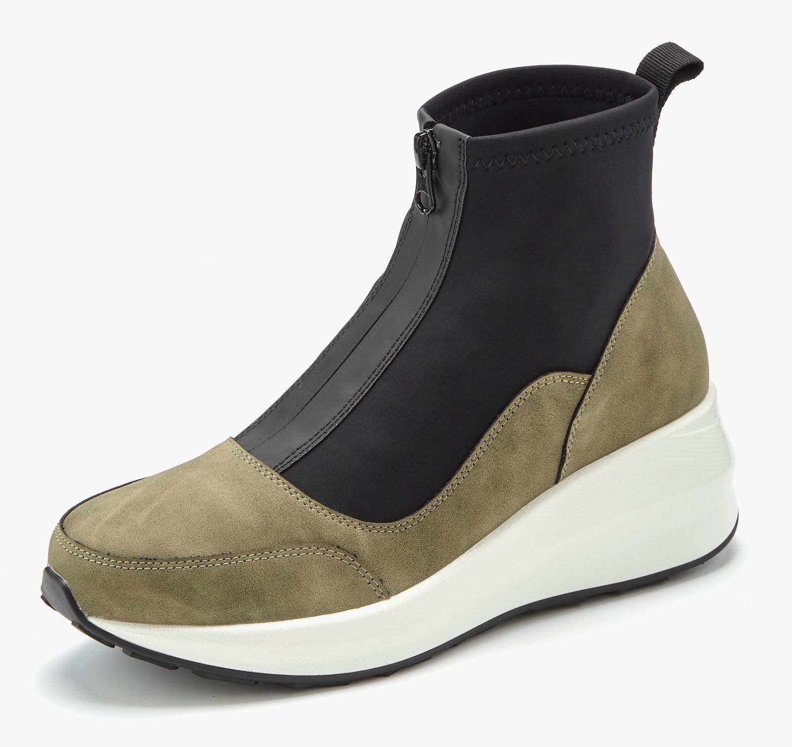 LASCANA Stiefelette - olivfarben