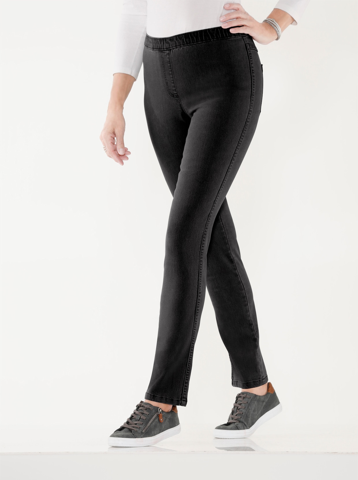 jeans - grey-denim
