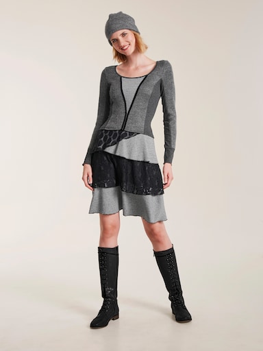 heine Jersey-Kleid - schwarz