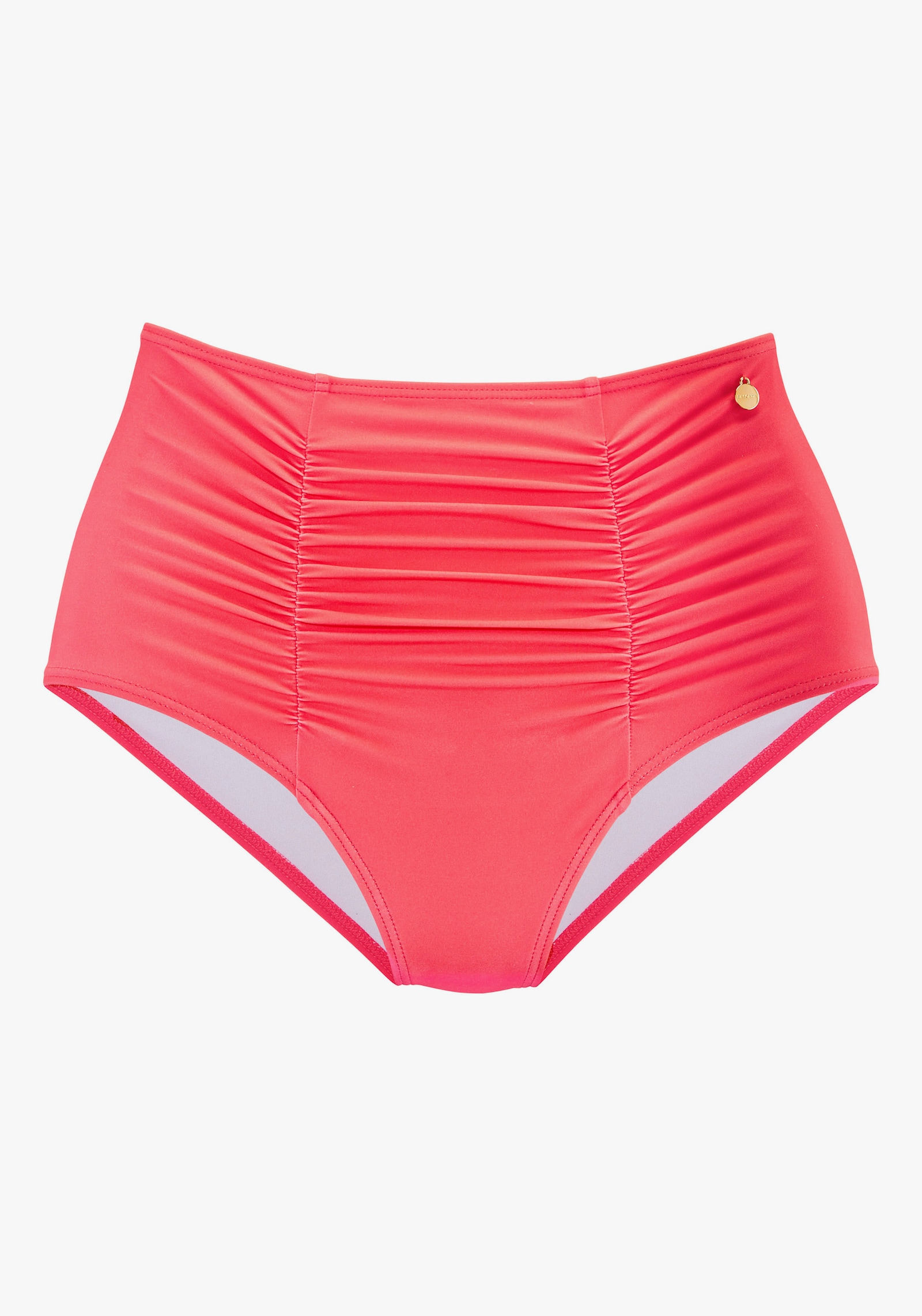LASCANA Highwaist bikinibroekje - koraal