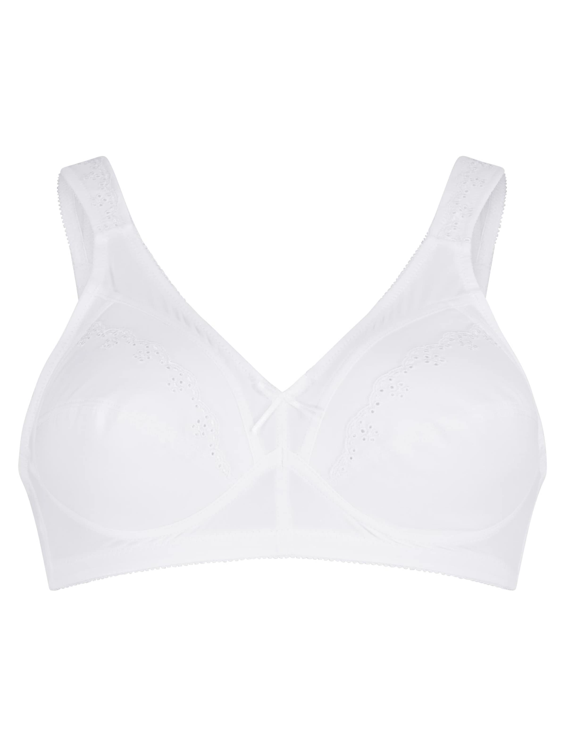 Naturana Entlastungs-BH ohne Bügel - weiß