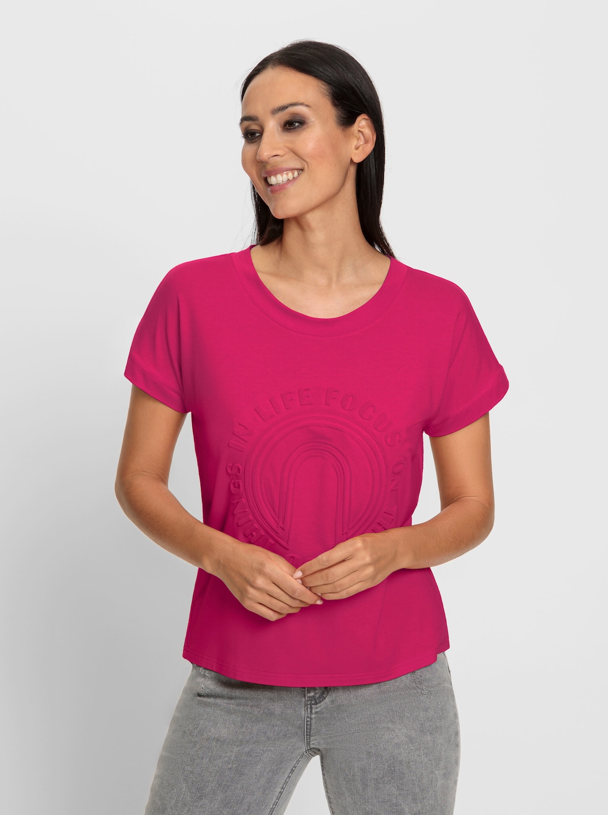 heine Kurzarmshirt - pink