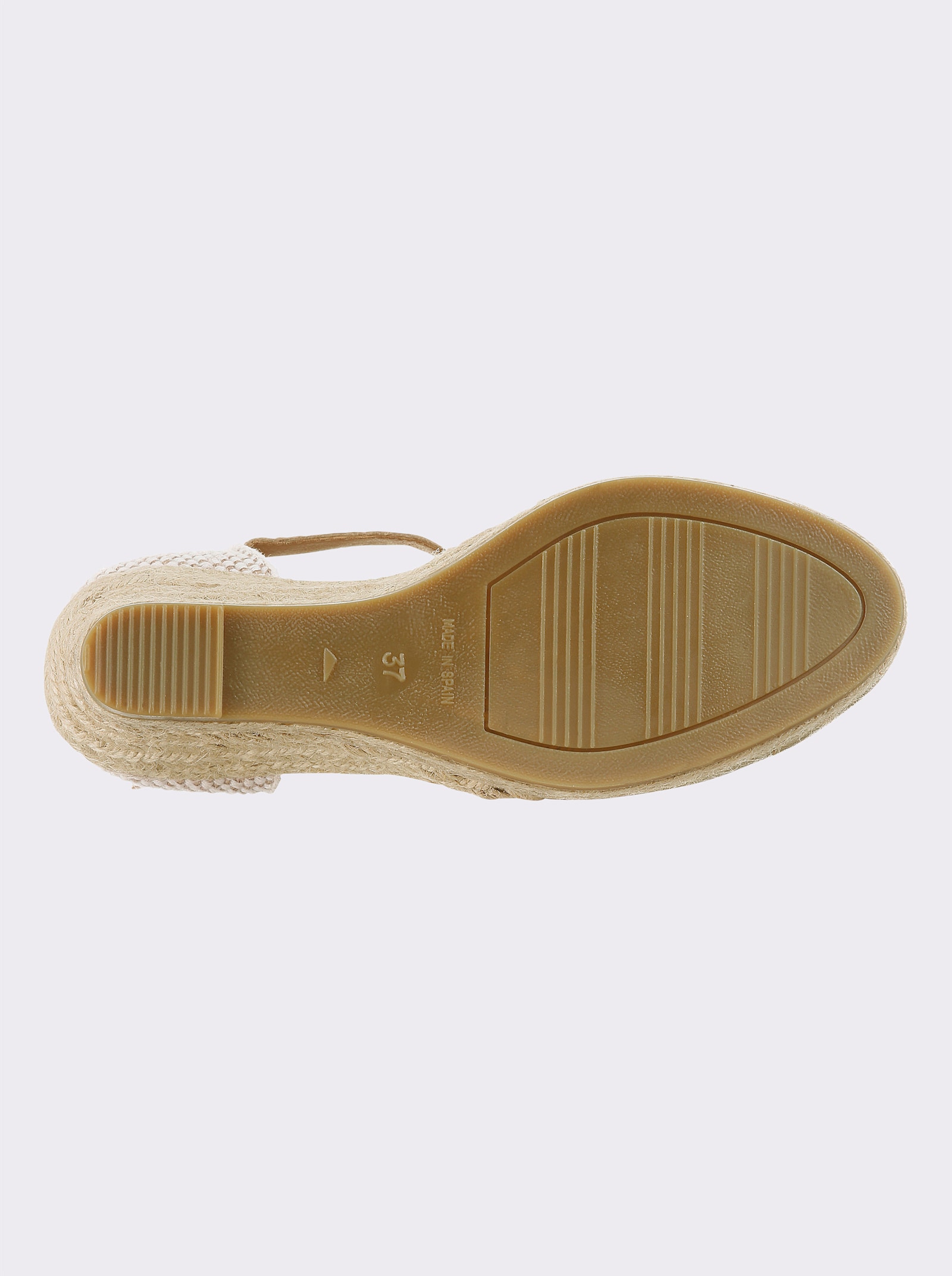 heine Keilsandalette - goldfarben