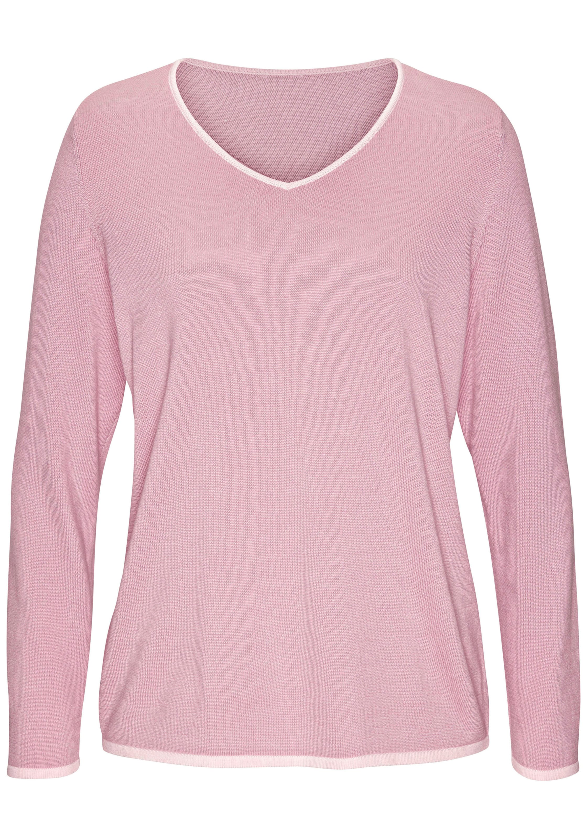 V-Ausschnitt-Pullover
