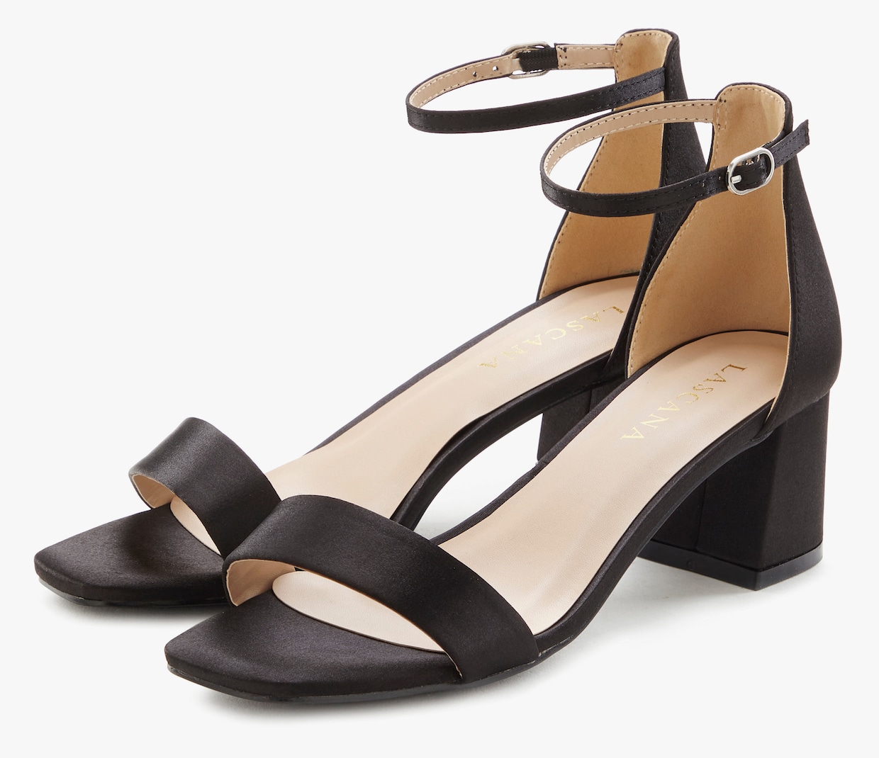 LASCANA Sandalette - schwarz