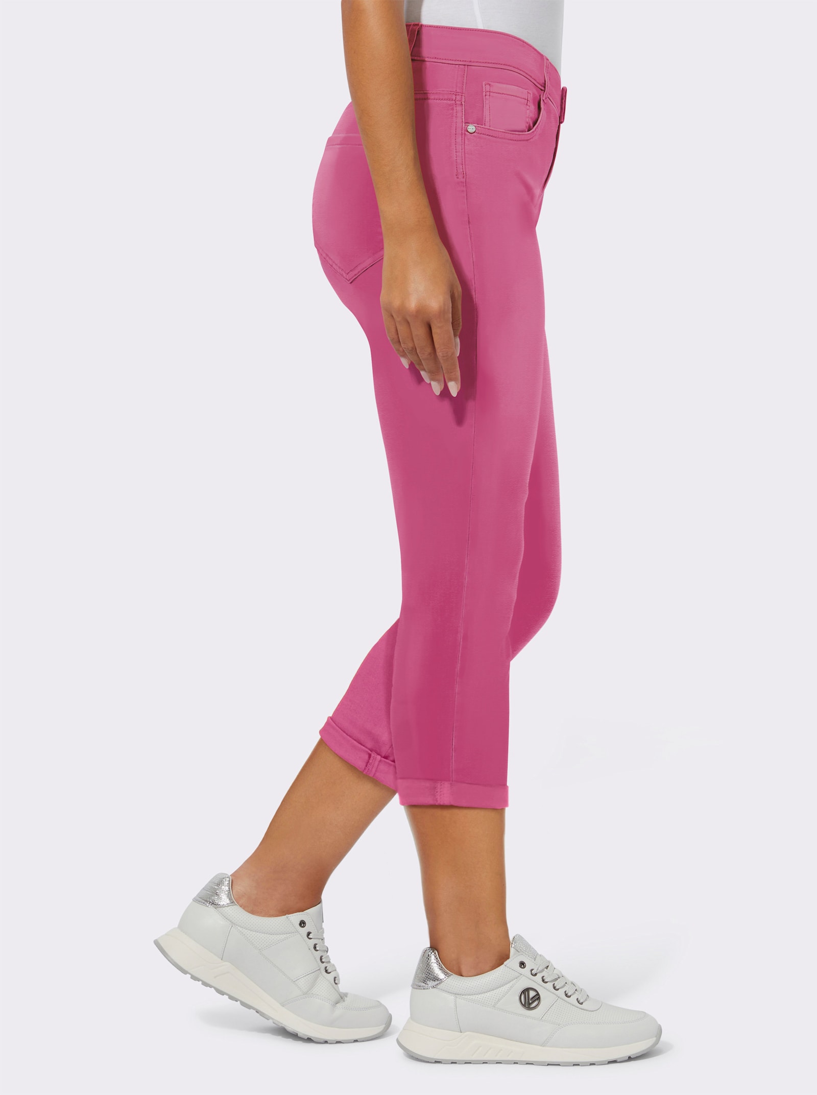Ascari 5-Pocket-Jeans mit Push-up-Effekt - fuchsia