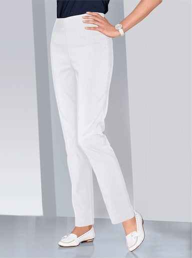 pantalon extensible - blanc