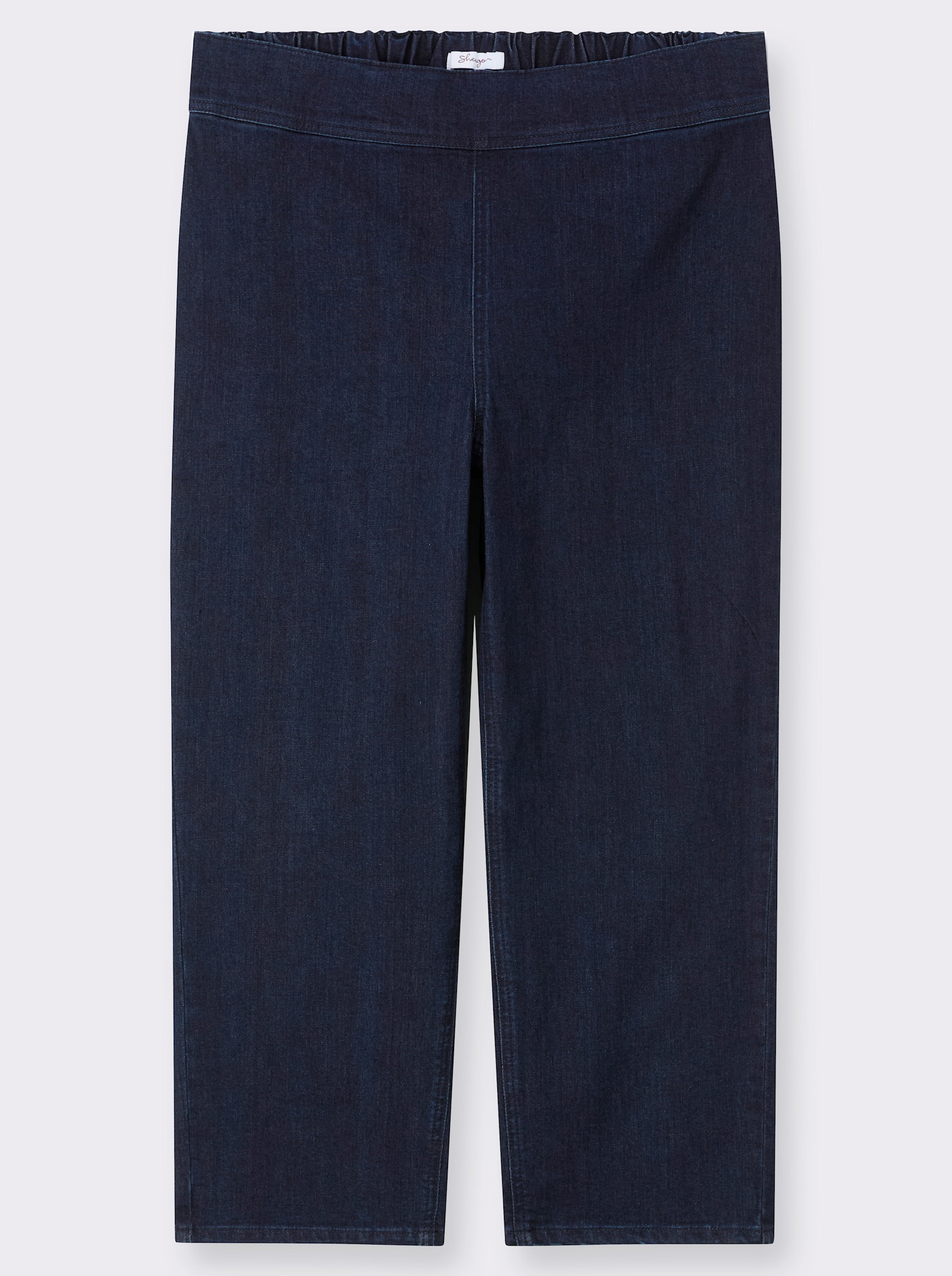 sheego 7/8-Jeans mit Komfortbund - dark blue