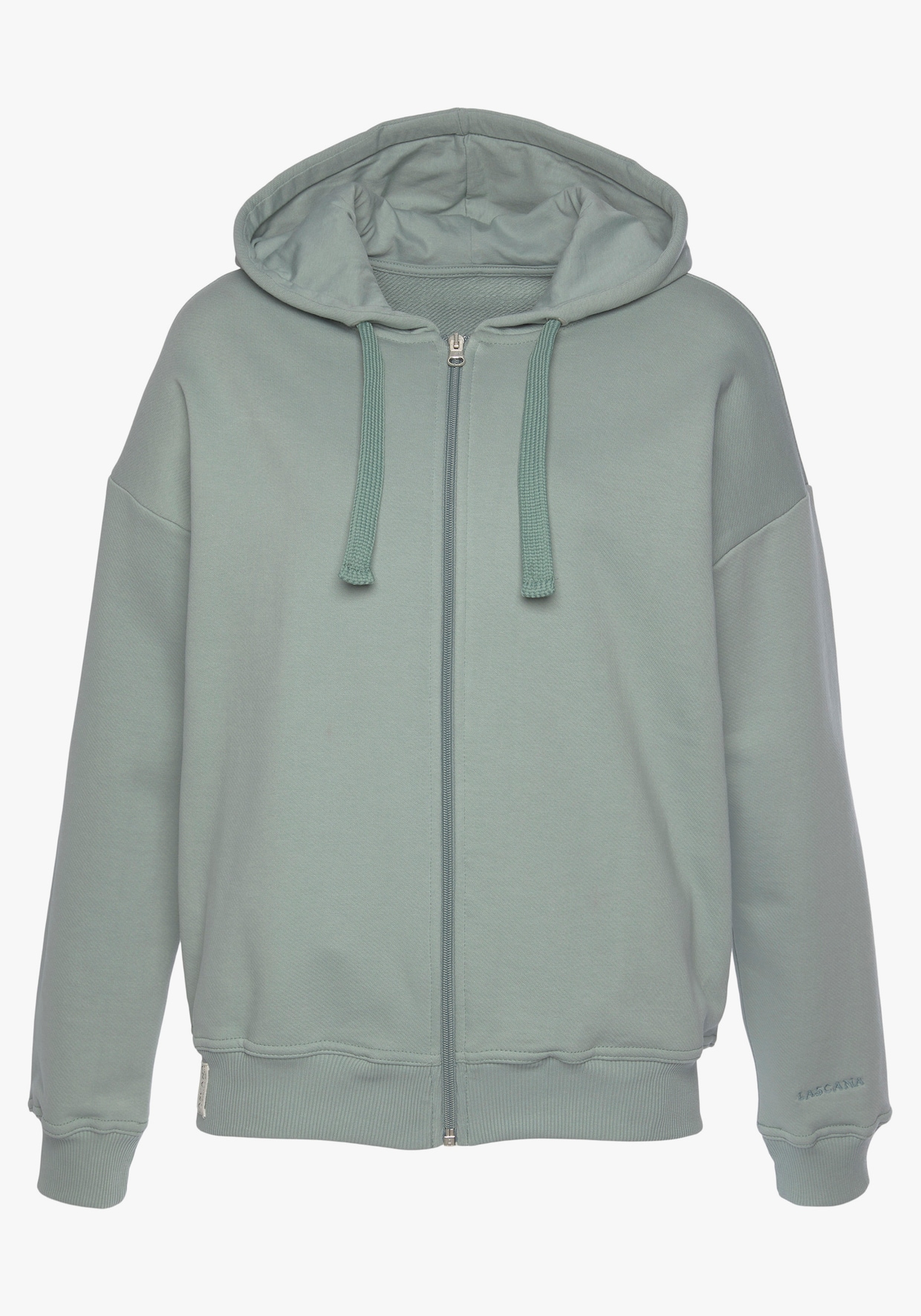 LASCANA Veste sweat - vert sauge