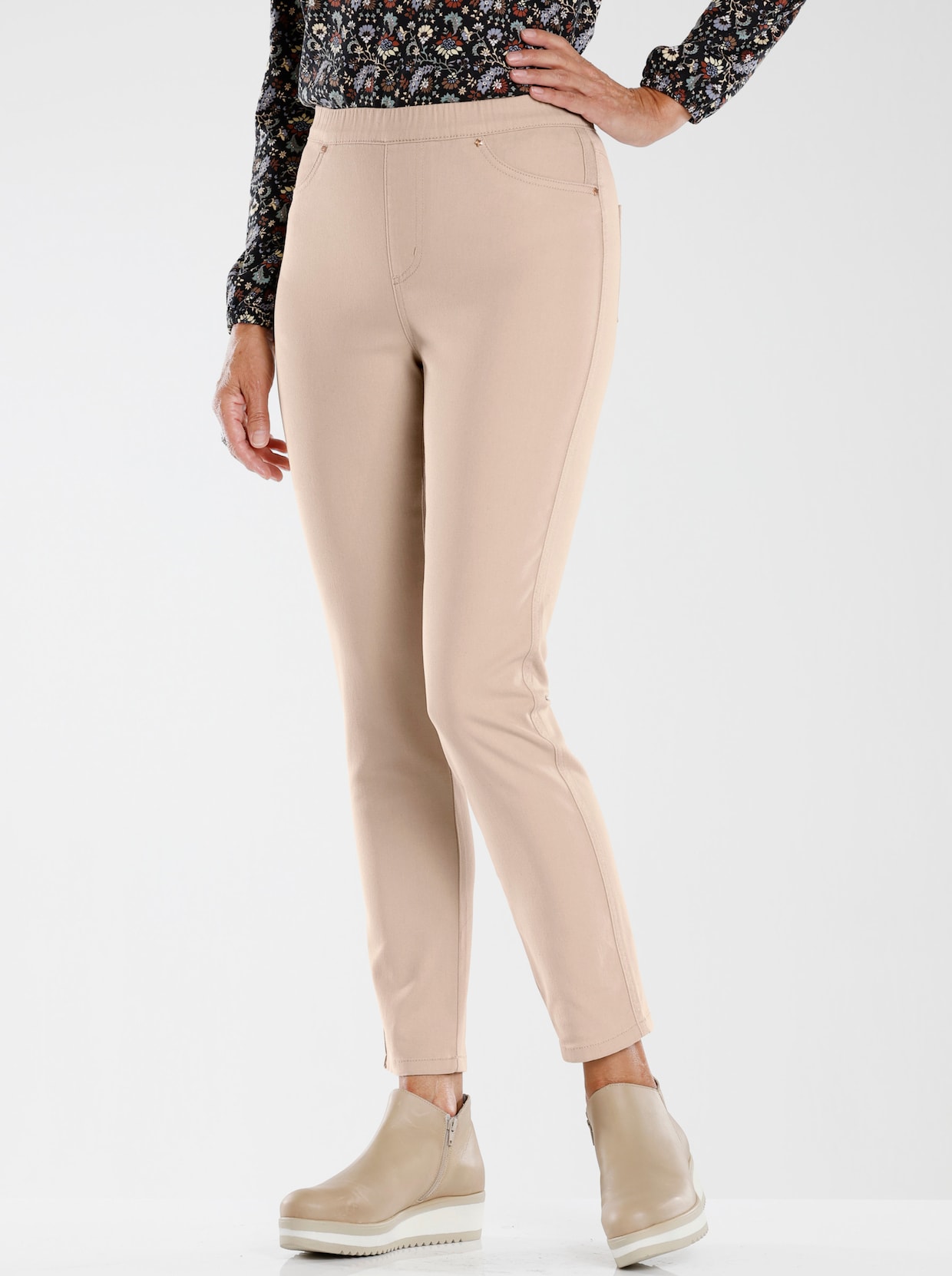 Schlupfhose - beige