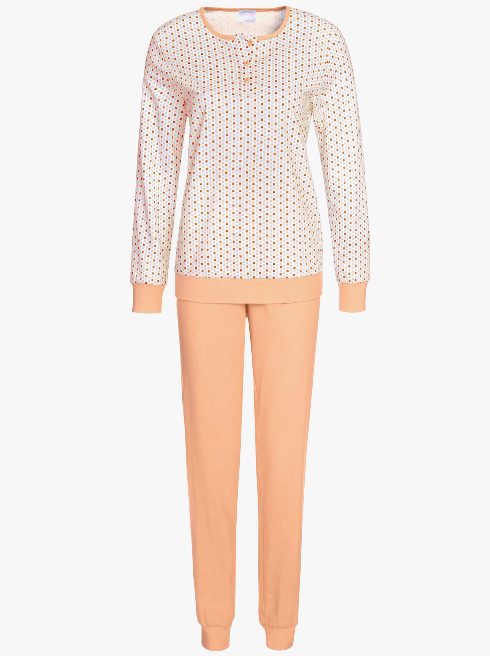 wäschepur Schlafanzüge im Doppelpack - apricot + reseda