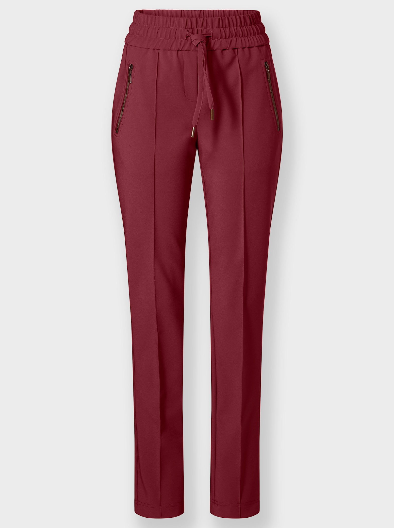 heine Tailleur pantalon - rouge foncé