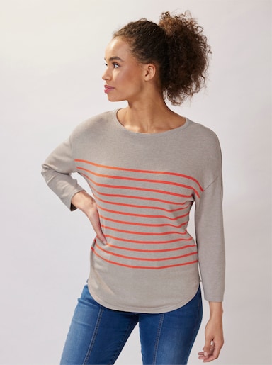 heine Pullover - sesam-hummer-gestreift