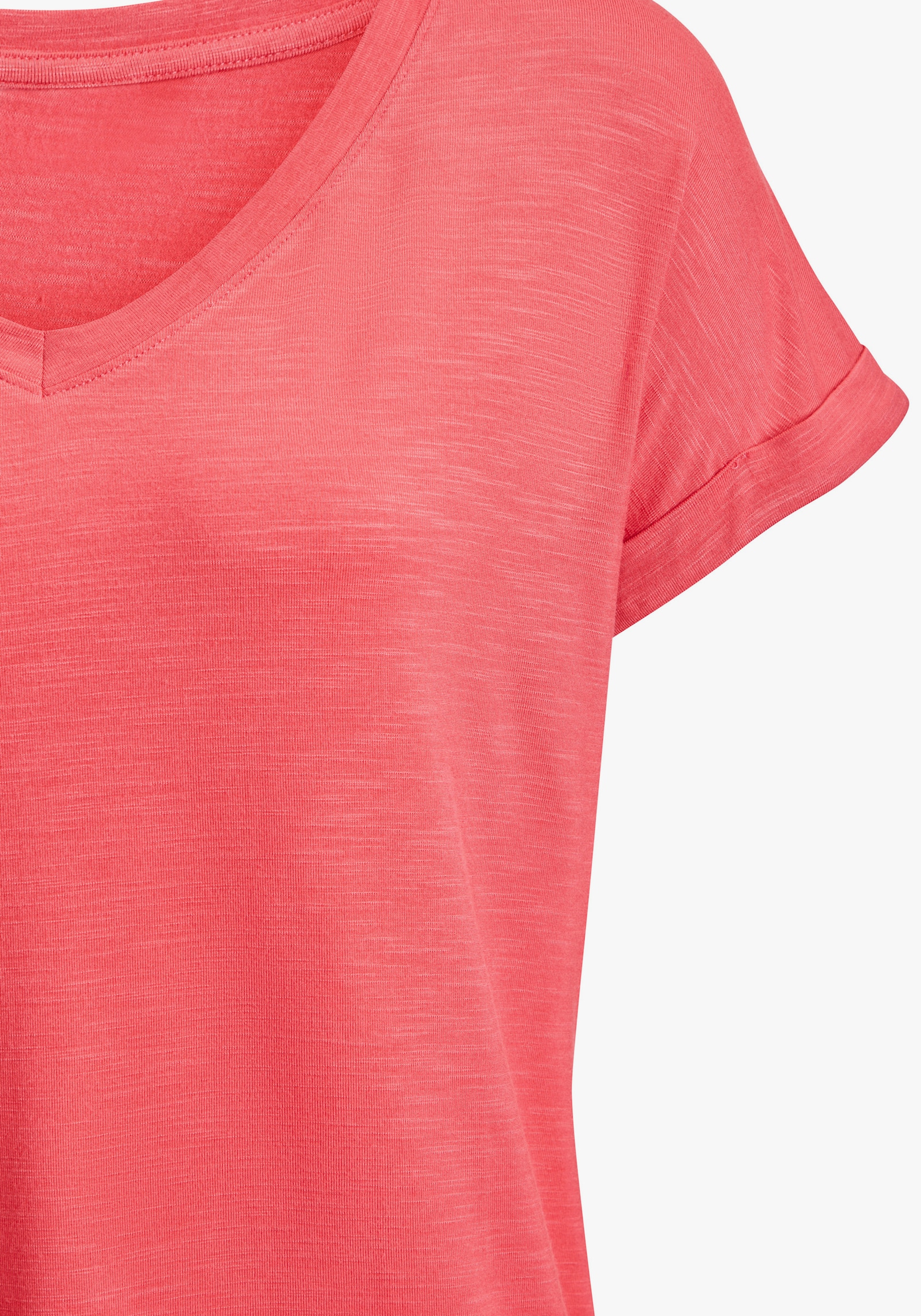 Beachtime V-Shirt - koralle