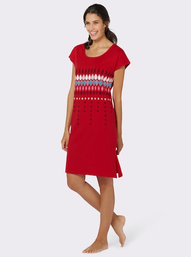 Top Ten Sommerkleid - marine + rot