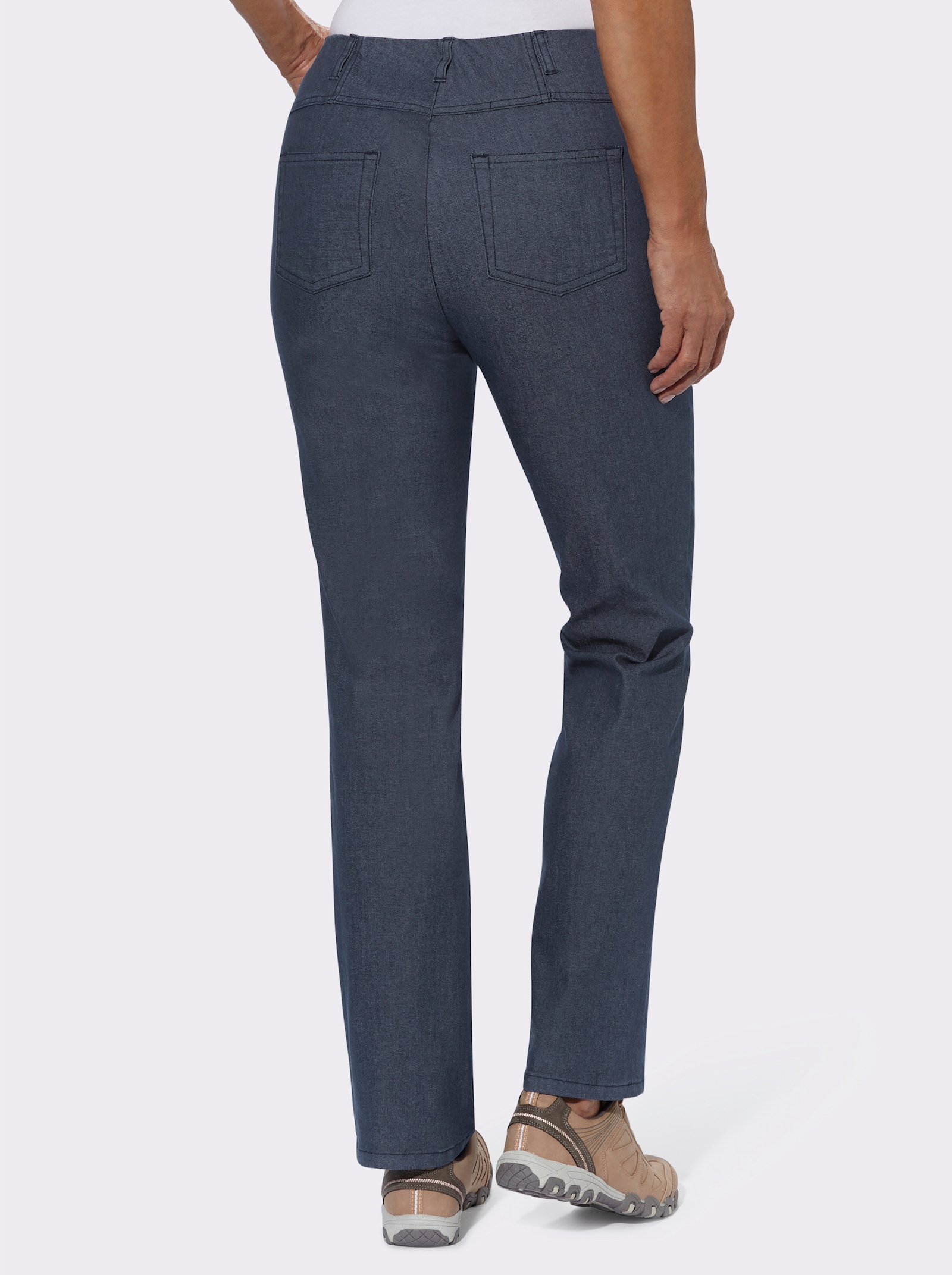 Cosma Jeans mit innenliegendem Dehnbund - blue-stone-washed