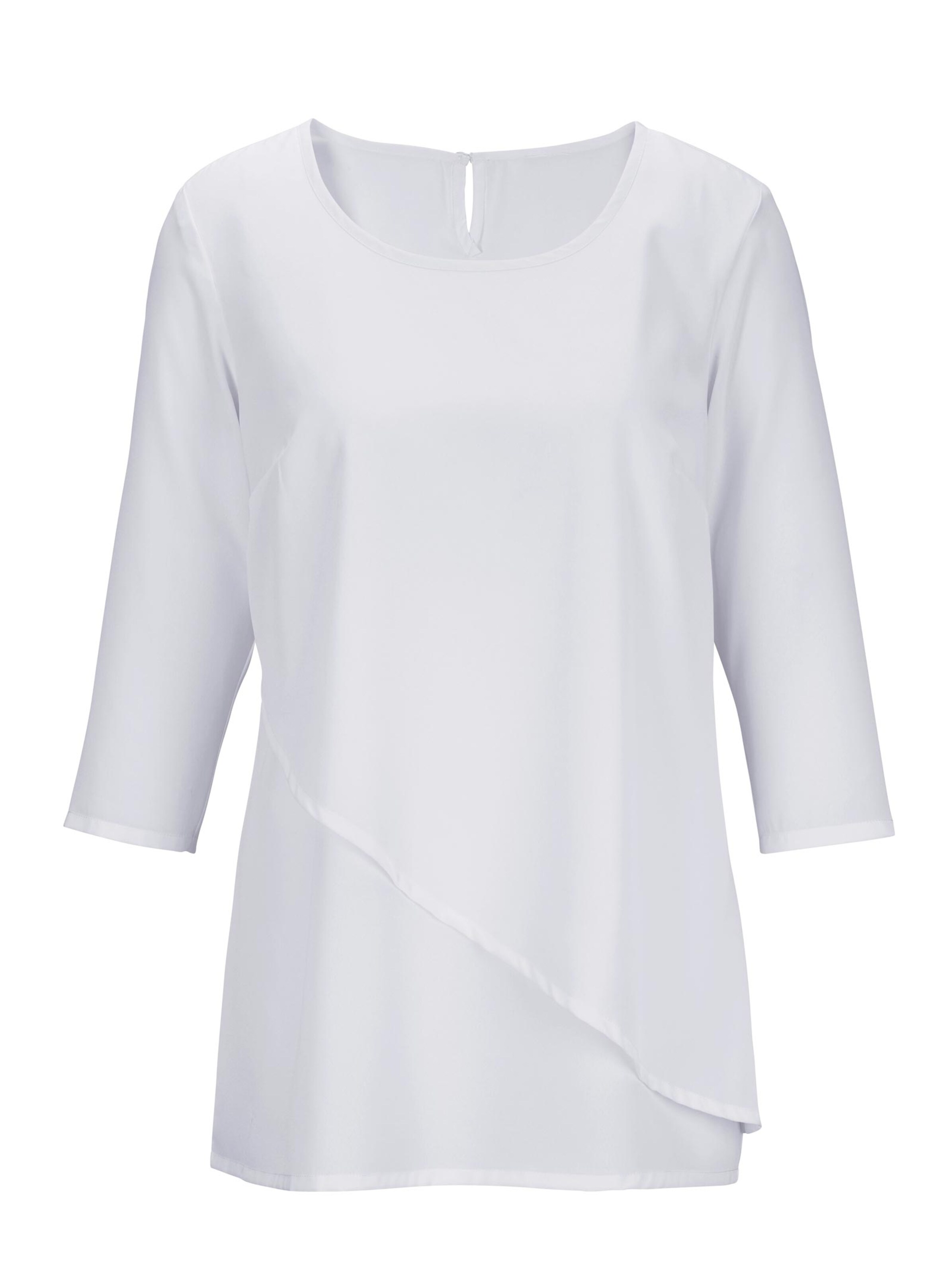 Schlupfbluse - weiß