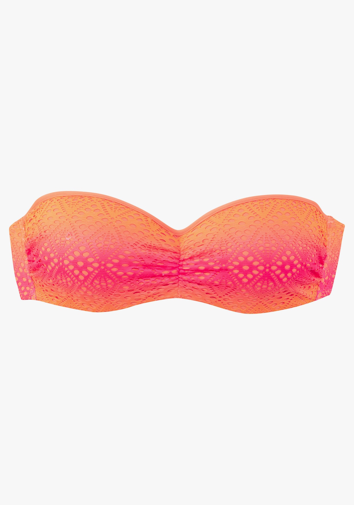 Buffalo Maillot de bain bandeau à armatures - fuchsia-orange