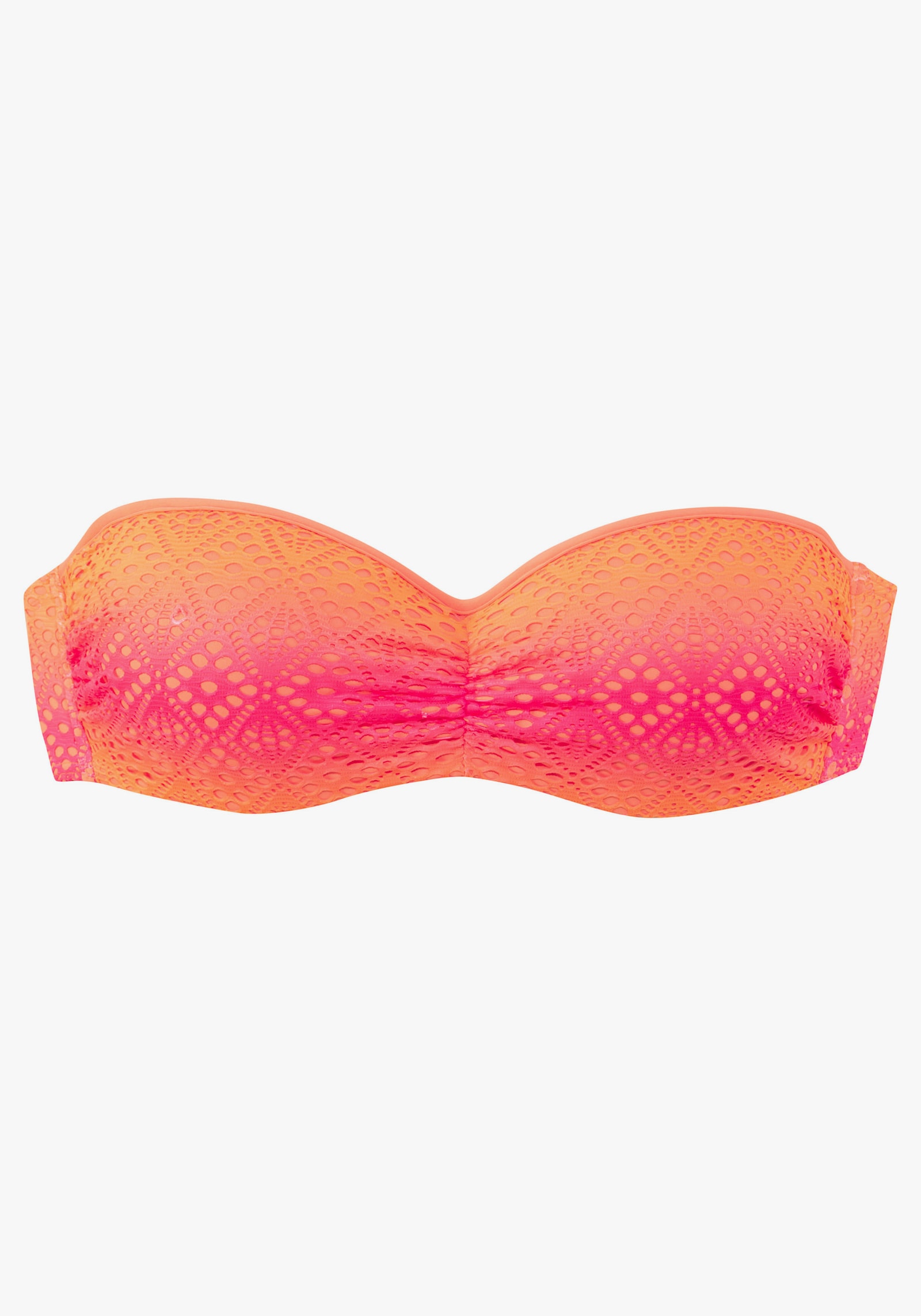 Buffalo Bügel-Bandeau-Bikini - pink-orange