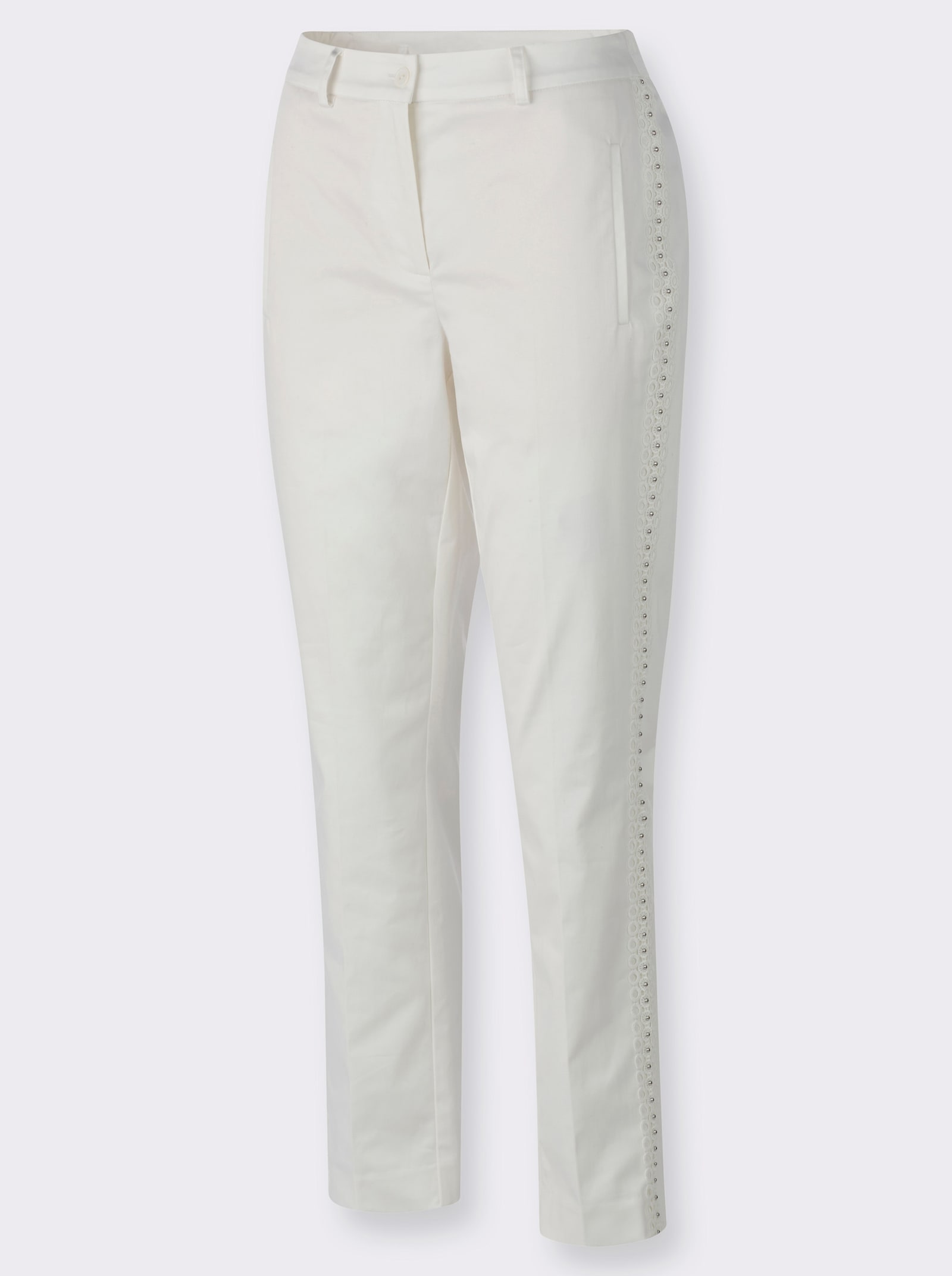 Stoffhose - ecru